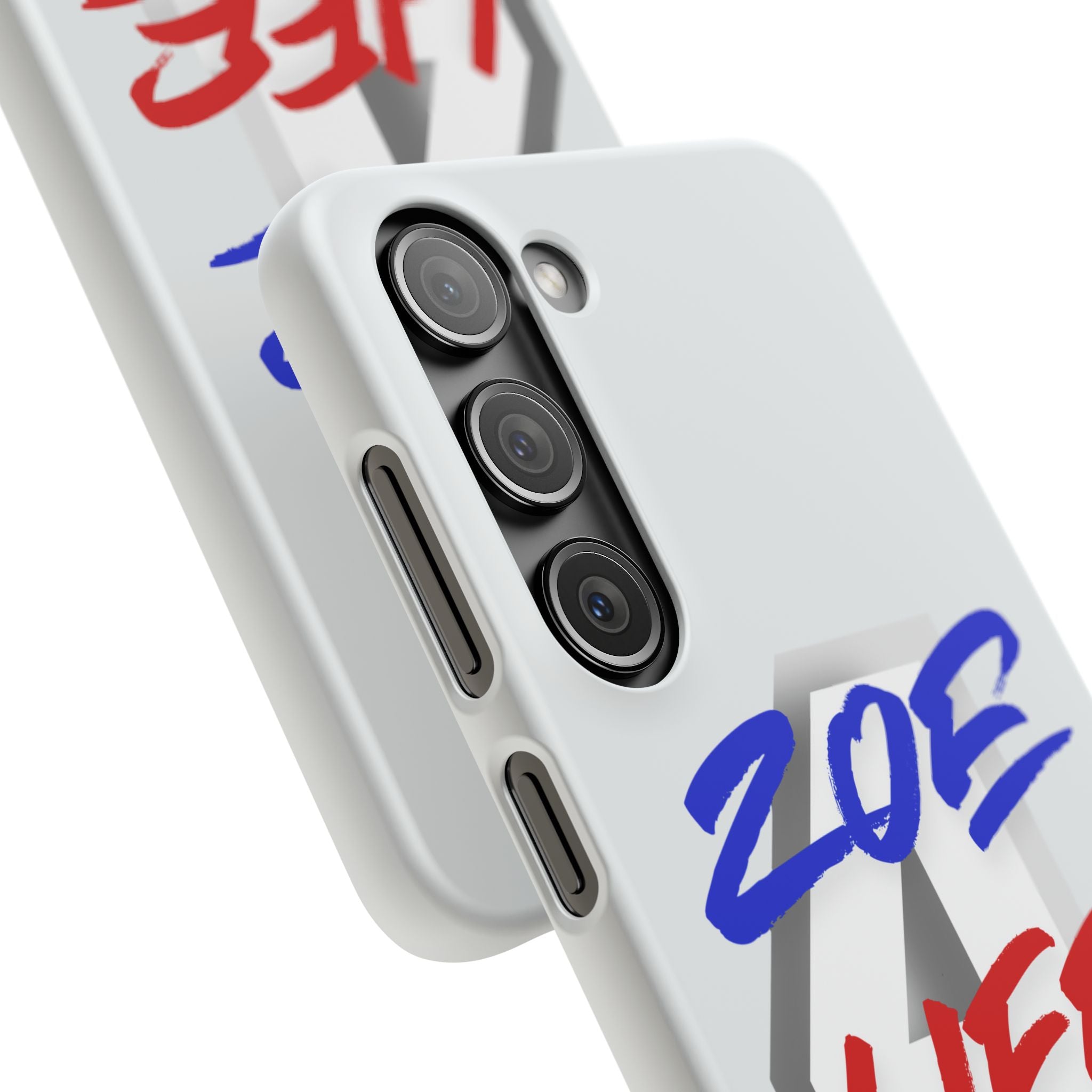 Zoe Life Phone Case - Bold Script Number 4 Snap Case