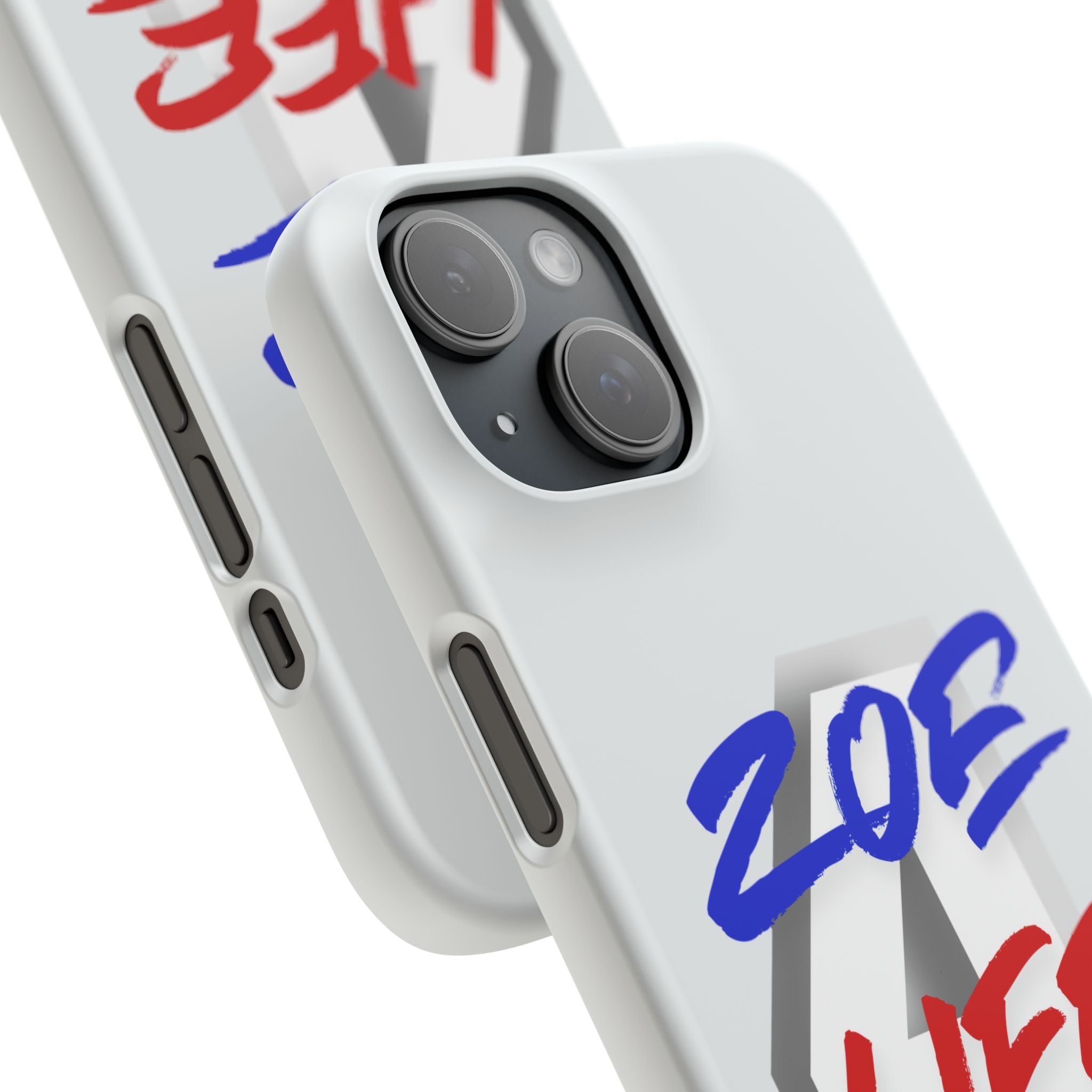 Zoe Life Phone Case - Bold Script Number 4 Snap Case