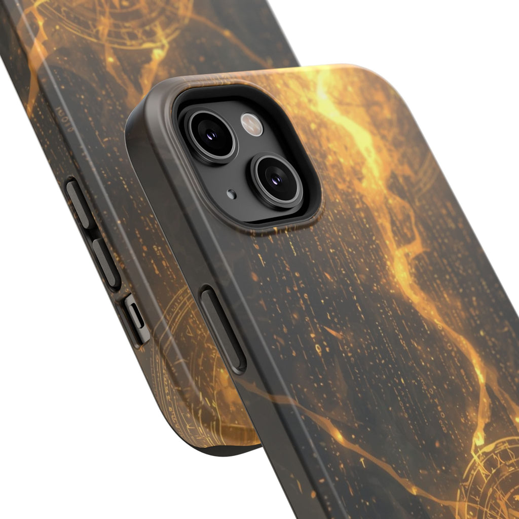 Vi-Anime Phone Case — Fantasy Mage Sigil Impact-Resistant Armor