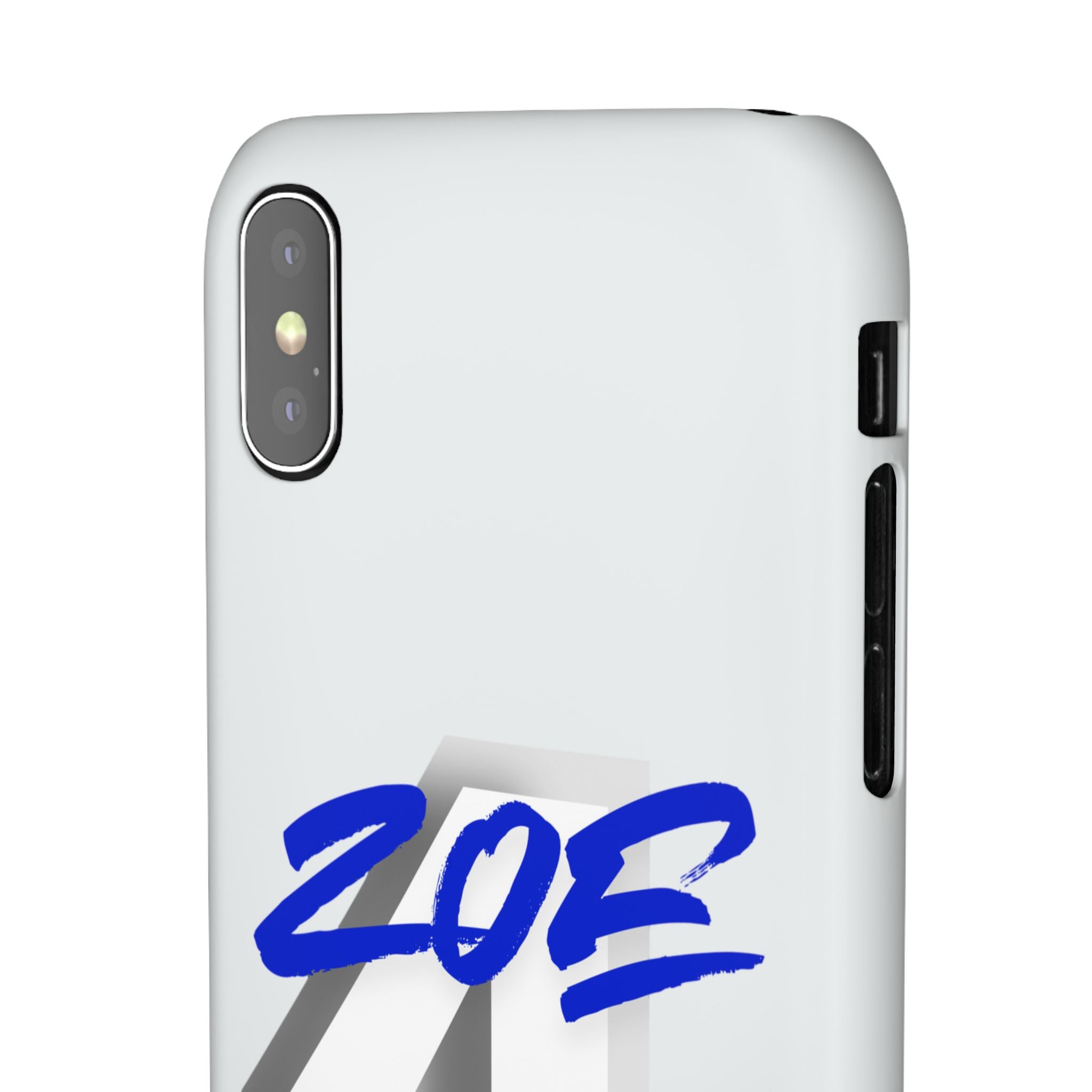 Zoe Life Phone Case - Bold Script Number 4 Snap Case