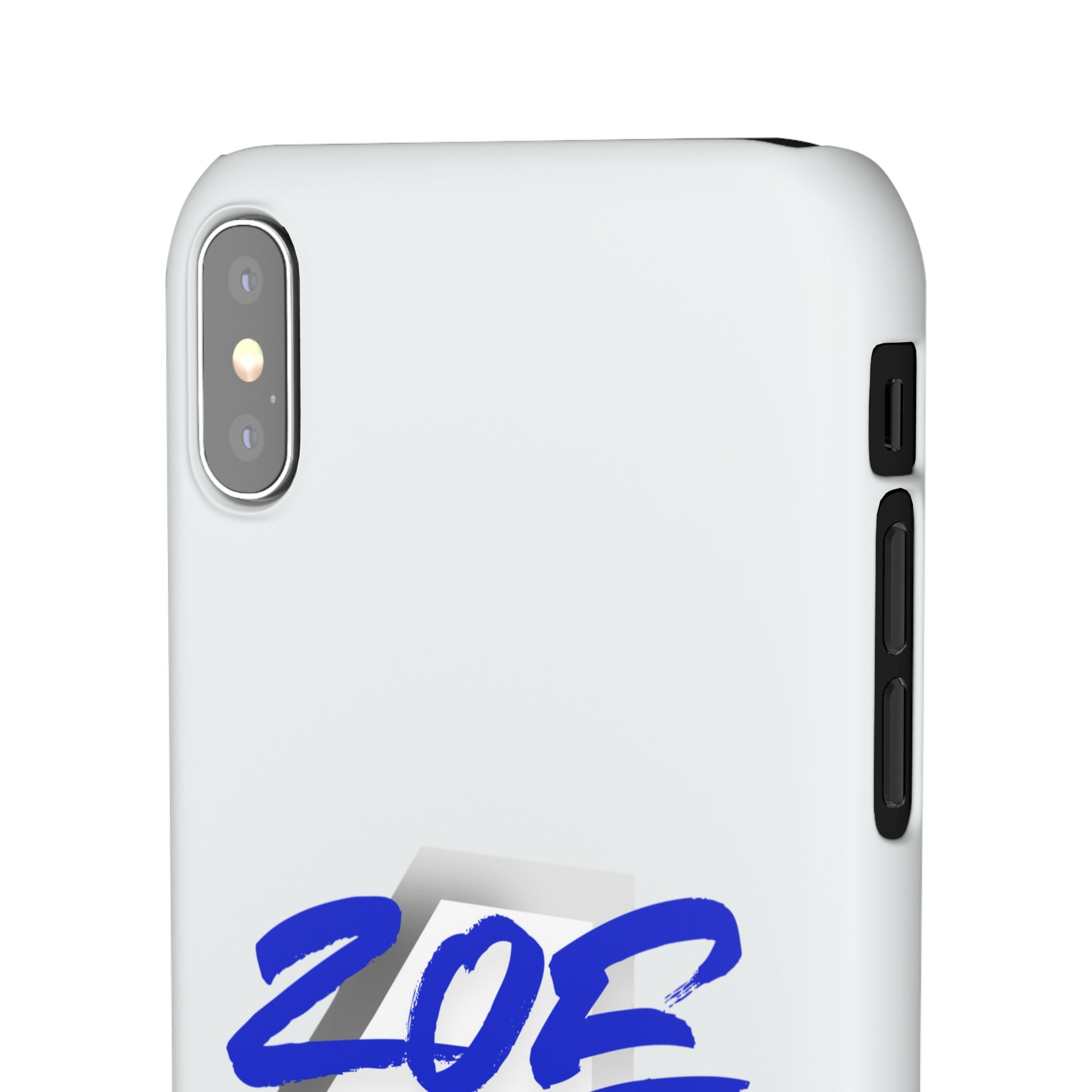 Zoe Life Phone Case - Bold Script Number 4 Snap Case