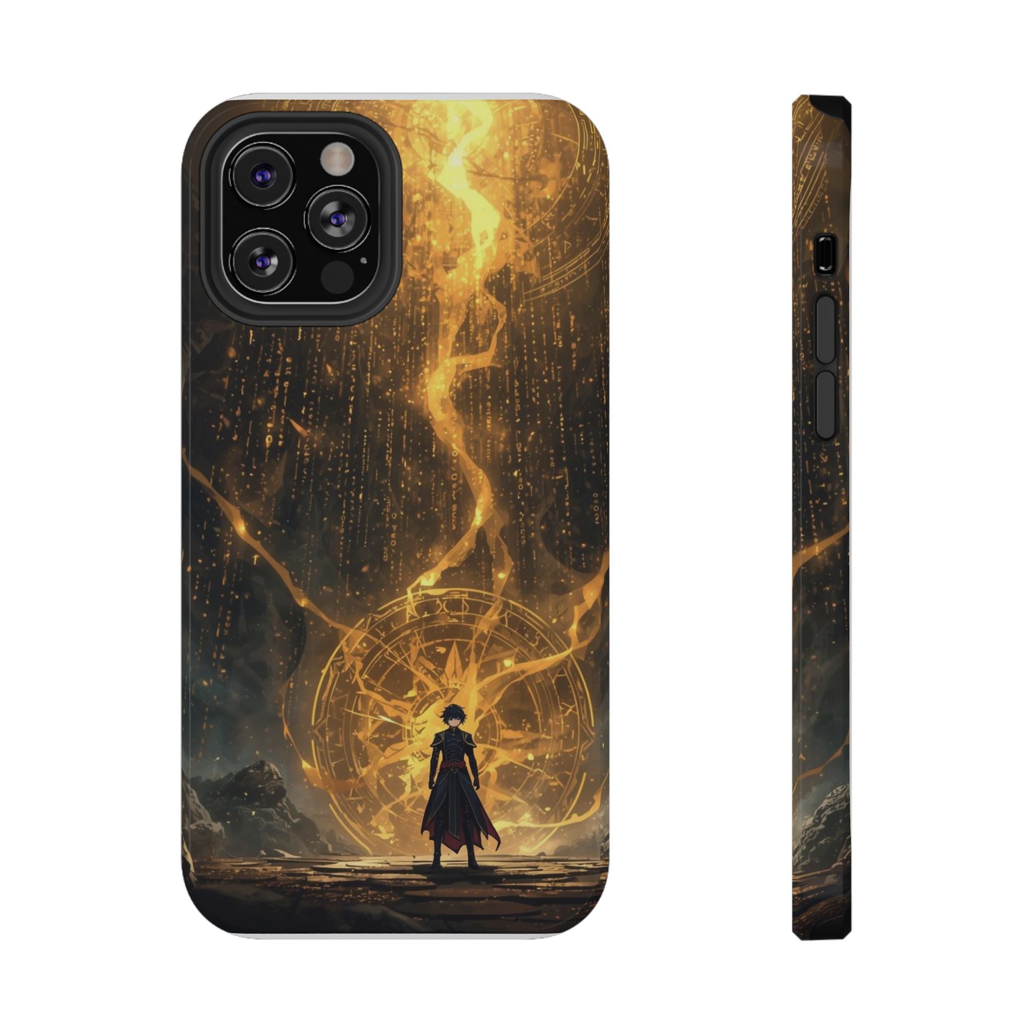 Vi-Anime Phone Case — Fantasy Mage Sigil Impact-Resistant Armor