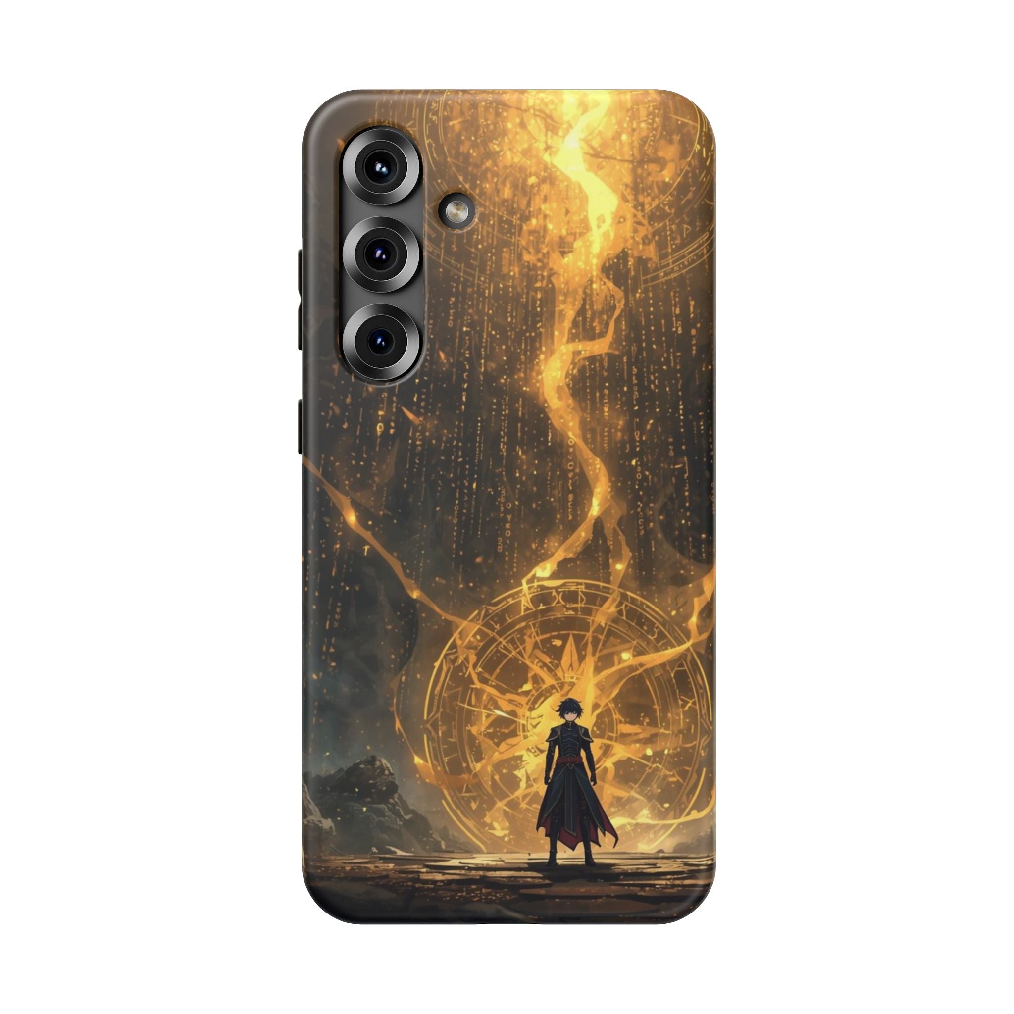 Vi-Anime Phone Case — Fantasy Mage Sigil Impact-Resistant Armor