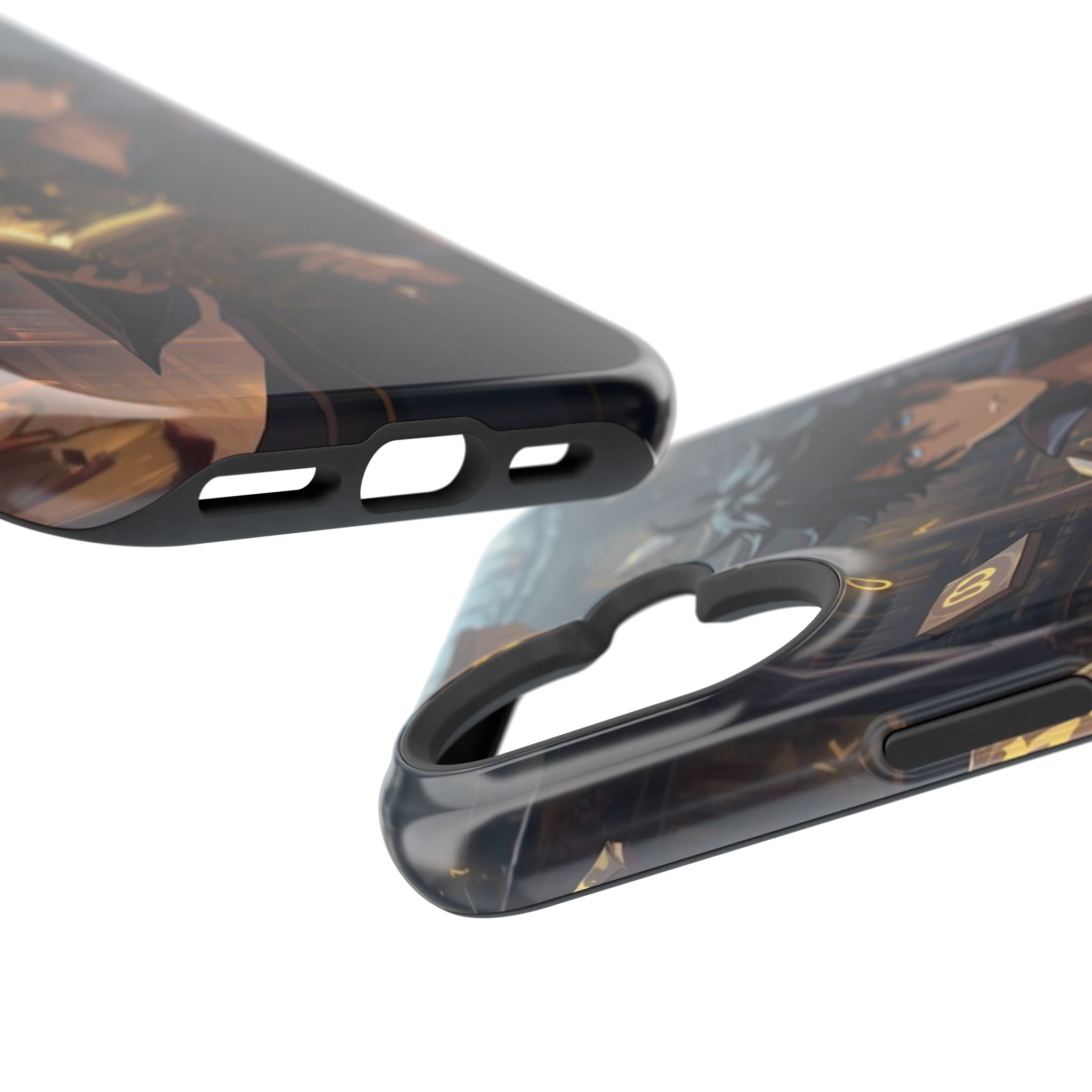 Vi-Anime Mystic Scholar Phone Case — Anime Magic Book Impact-Resistant Case