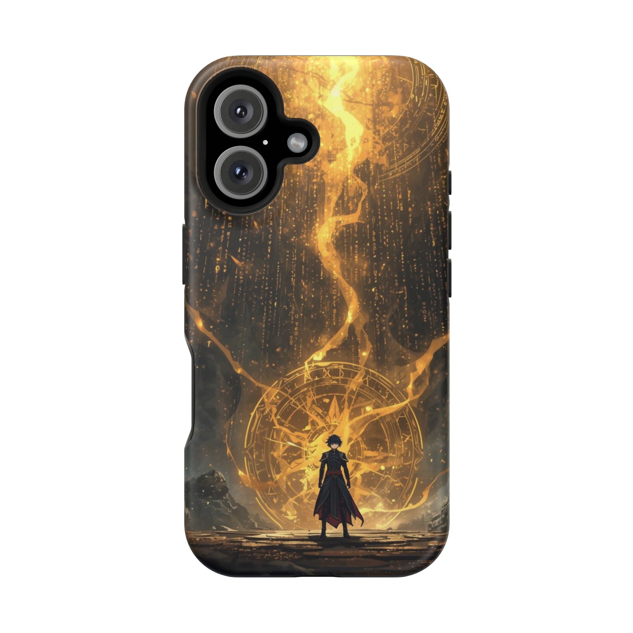 Vi-Anime Phone Case — Fantasy Mage Sigil Impact-Resistant Armor