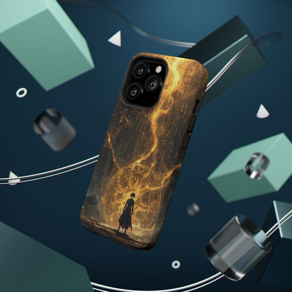 Vi-Anime Phone Case — Fantasy Mage Sigil Impact-Resistant Armor
