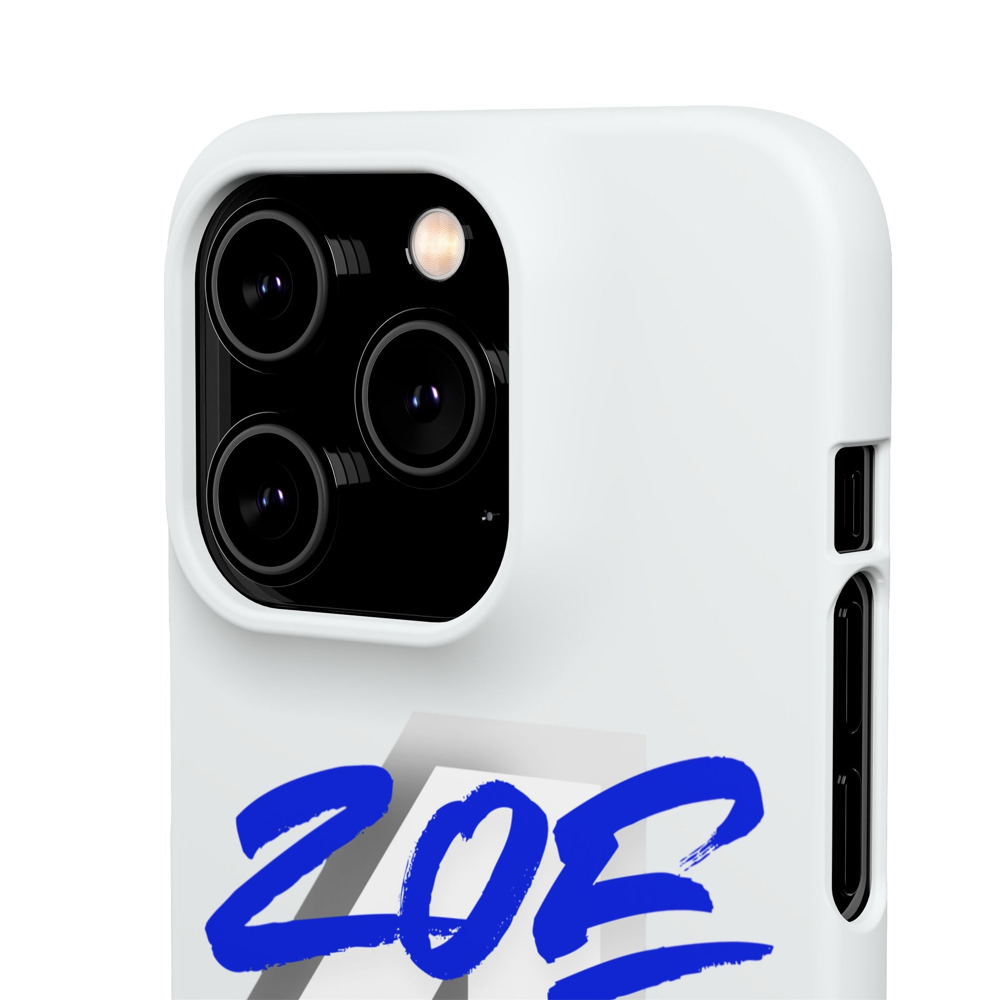 Zoe Life Phone Case - Bold Script Number 4 Snap Case