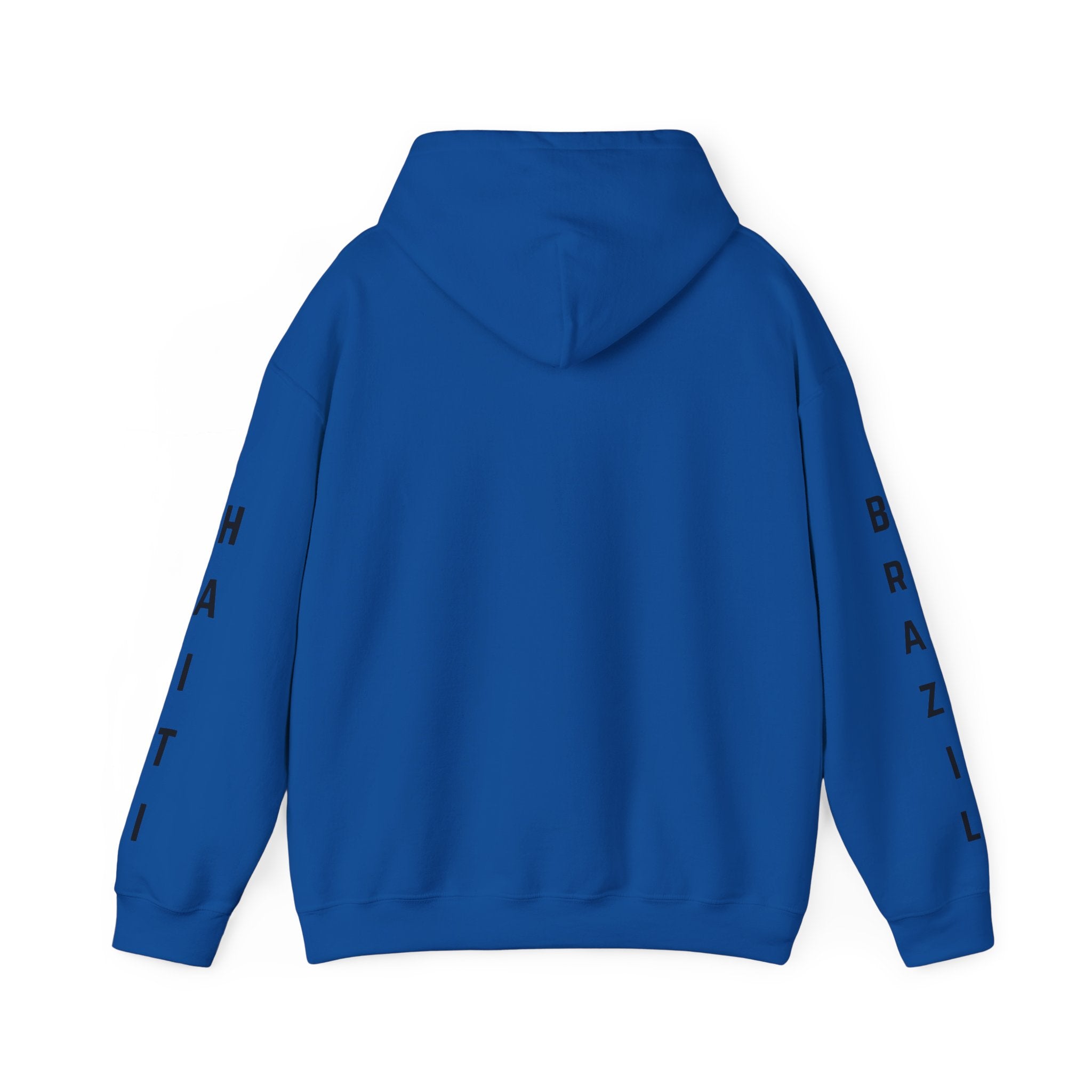 Vi-Hoodie Haiti Brazil Flag Hoodie — "Estamos Aqui!!! Nou La!!!!!"