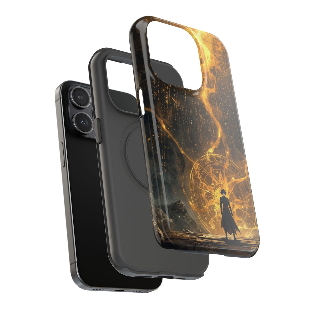 Vi-Anime Phone Case — Fantasy Mage Sigil Impact-Resistant Armor
