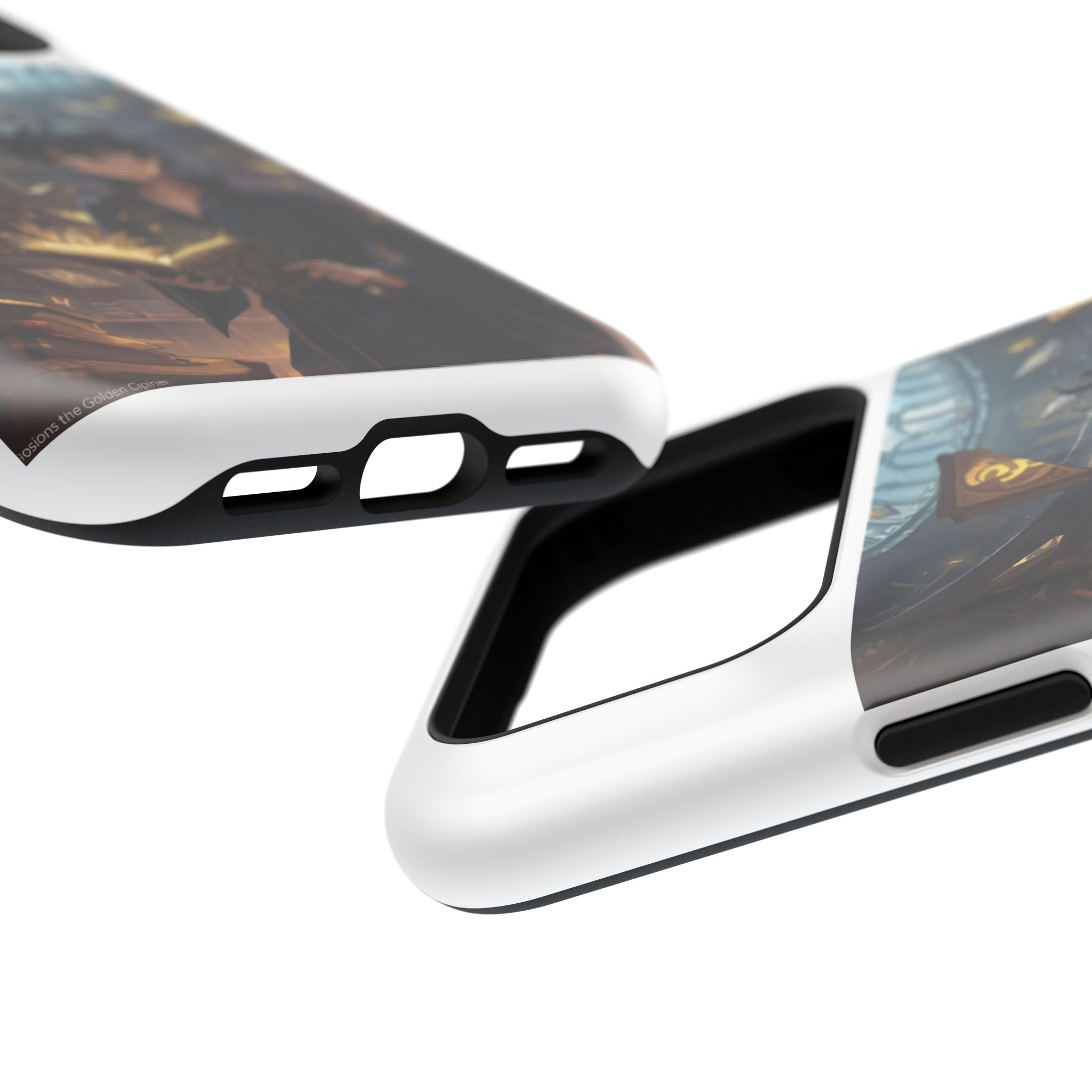 Vi-Anime Mystic Scholar Phone Case — Anime Magic Book Impact-Resistant Case
