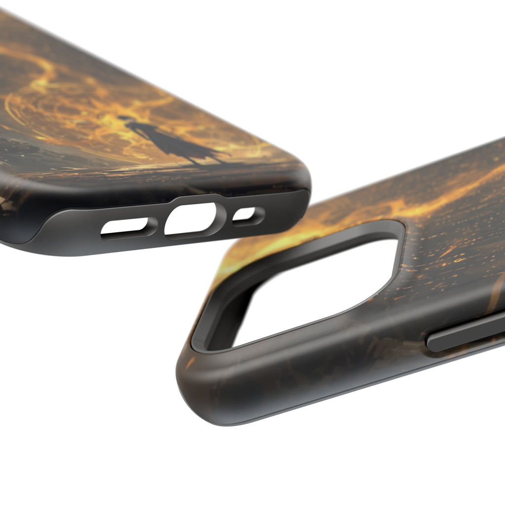 Vi-Anime Phone Case — Fantasy Mage Sigil Impact-Resistant Armor