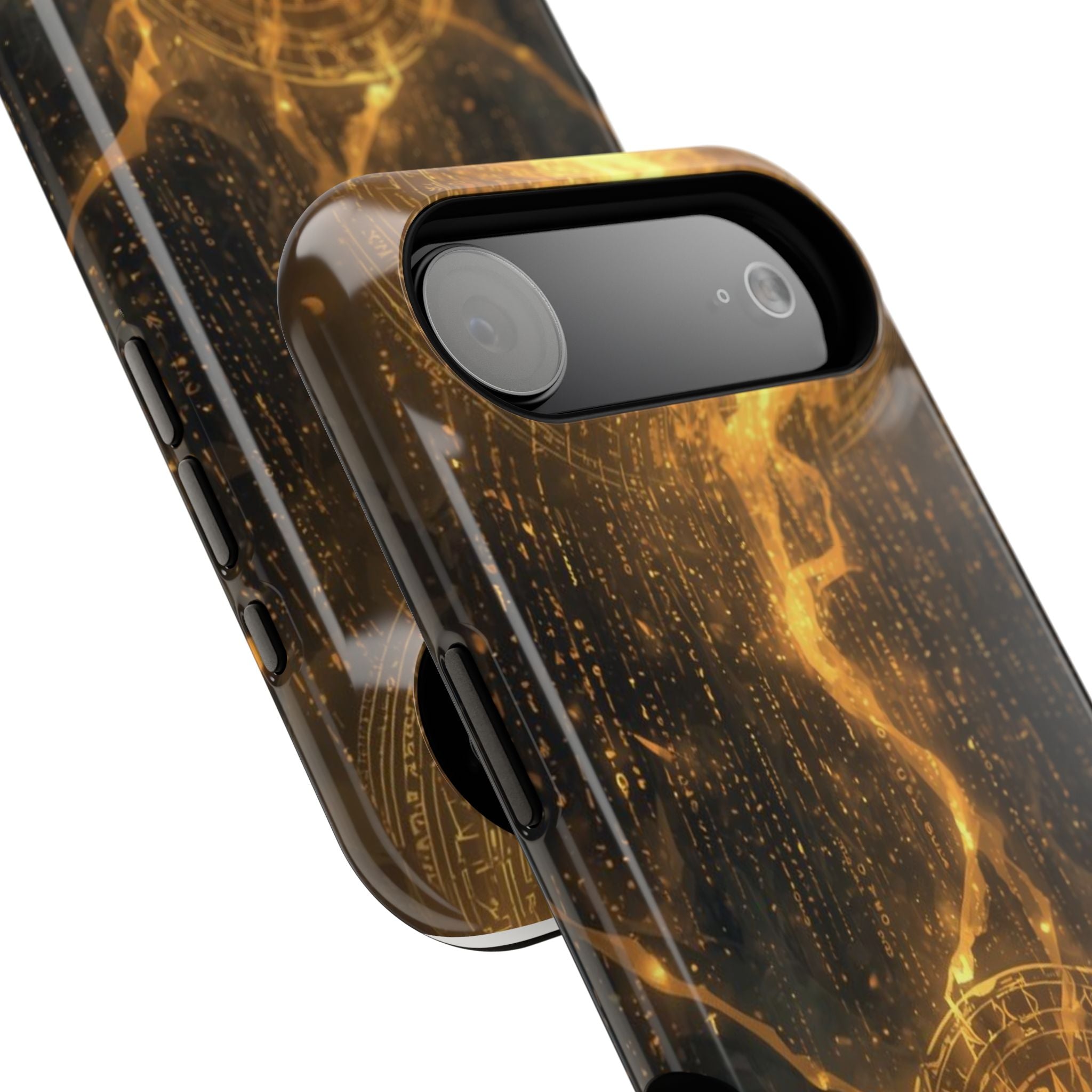Vi-Anime Phone Case — Fantasy Mage Sigil Impact-Resistant Armor