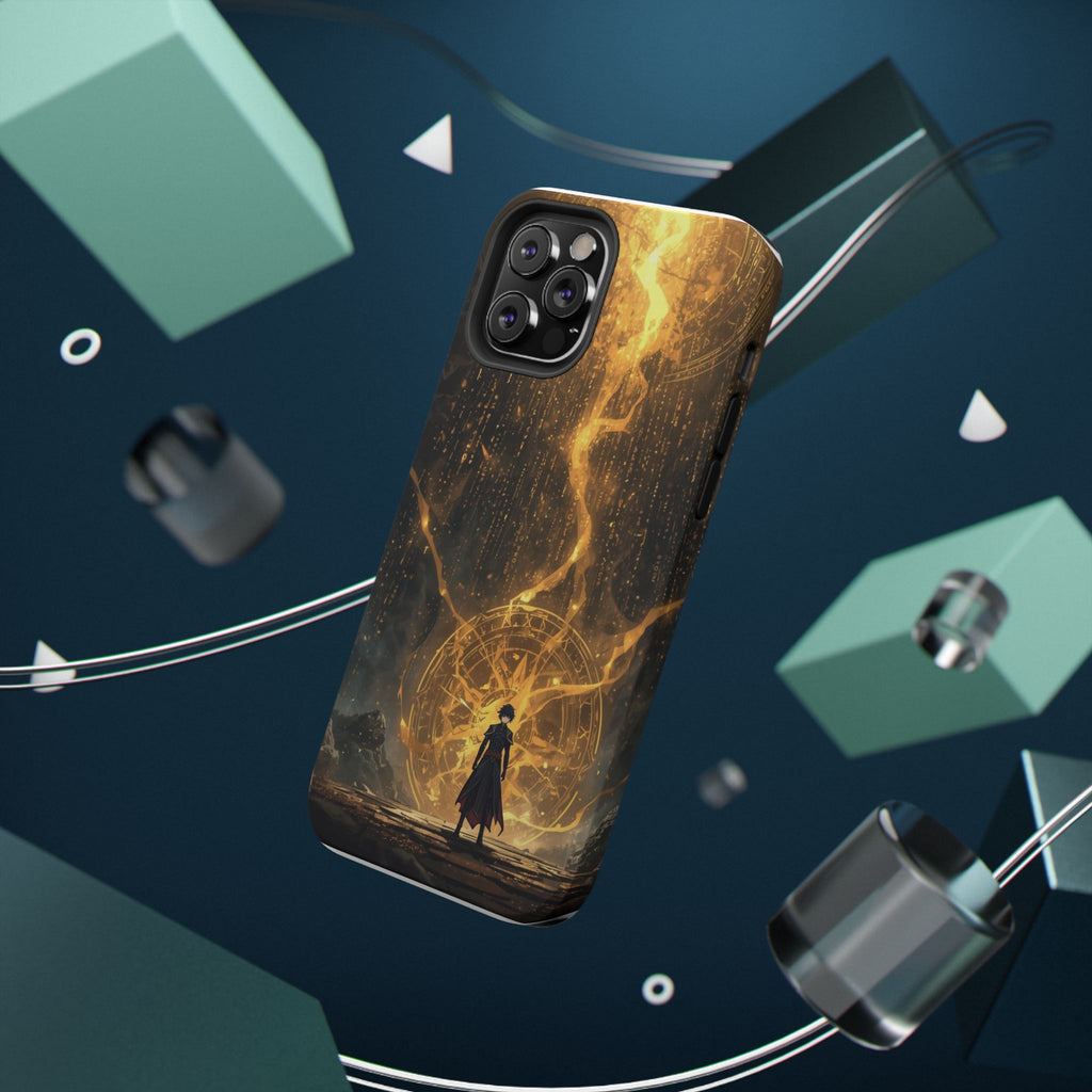 Vi-Anime Phone Case — Fantasy Mage Sigil Impact-Resistant Armor