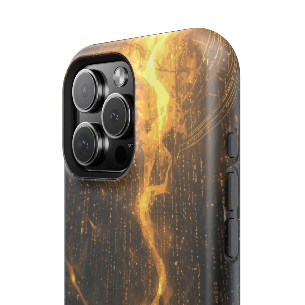 Vi-Anime Phone Case — Fantasy Mage Sigil Impact-Resistant Armor