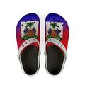 Haiti Flag EVA Foam Clogs – Lightweight Patriotic Garden Shoes