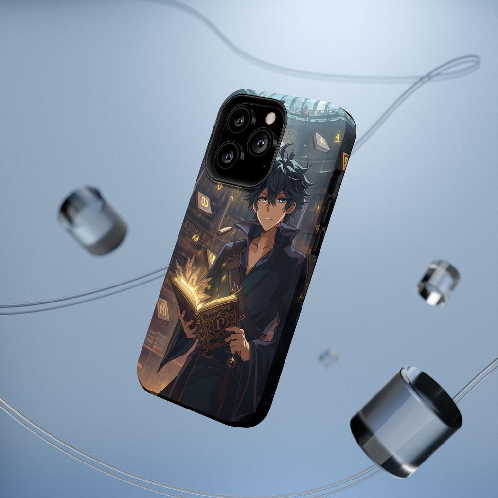 Vi-Anime Mystic Scholar Phone Case — Anime Magic Book Impact-Resistant Case