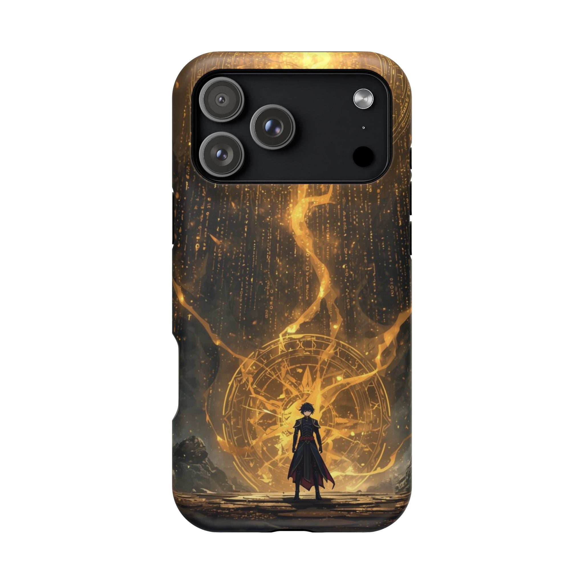 Vi-Anime Phone Case — Fantasy Mage Sigil Impact-Resistant Armor