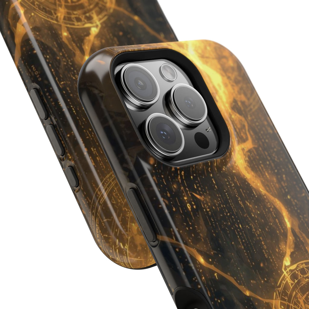 Vi-Anime Phone Case — Fantasy Mage Sigil Impact-Resistant Armor
