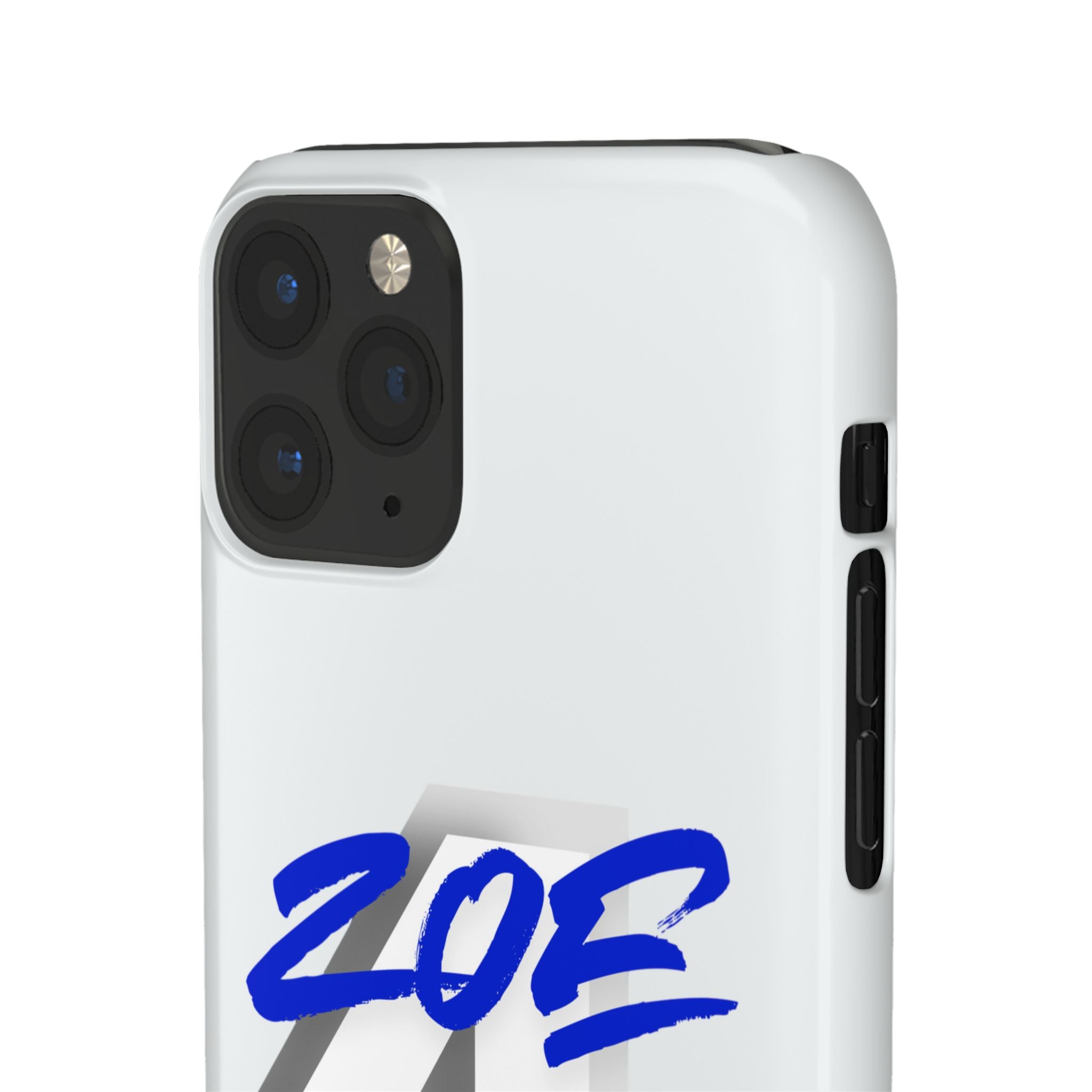 Zoe Life Phone Case - Bold Script Number 4 Snap Case
