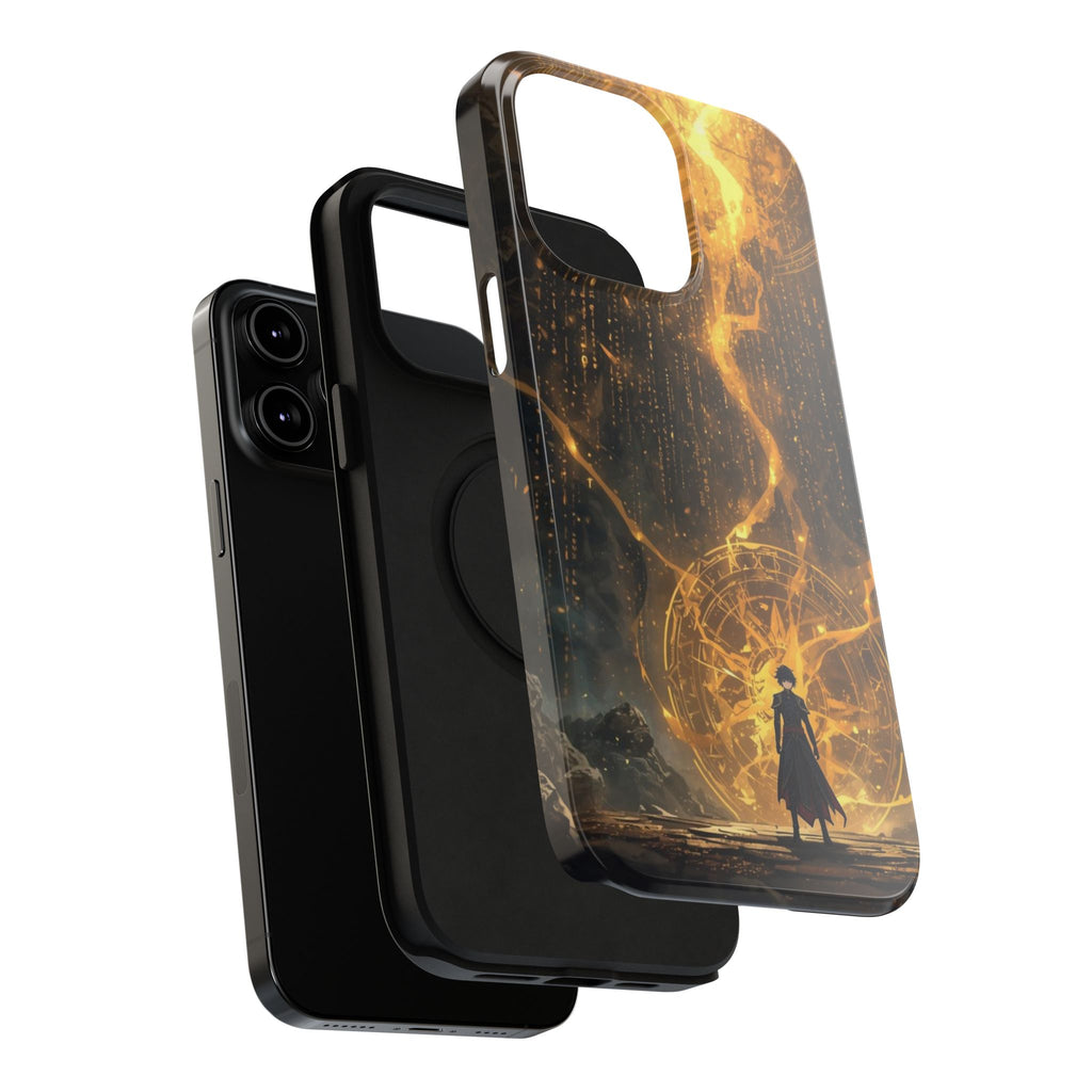 Vi-Anime Phone Case — Fantasy Mage Sigil Impact-Resistant Armor