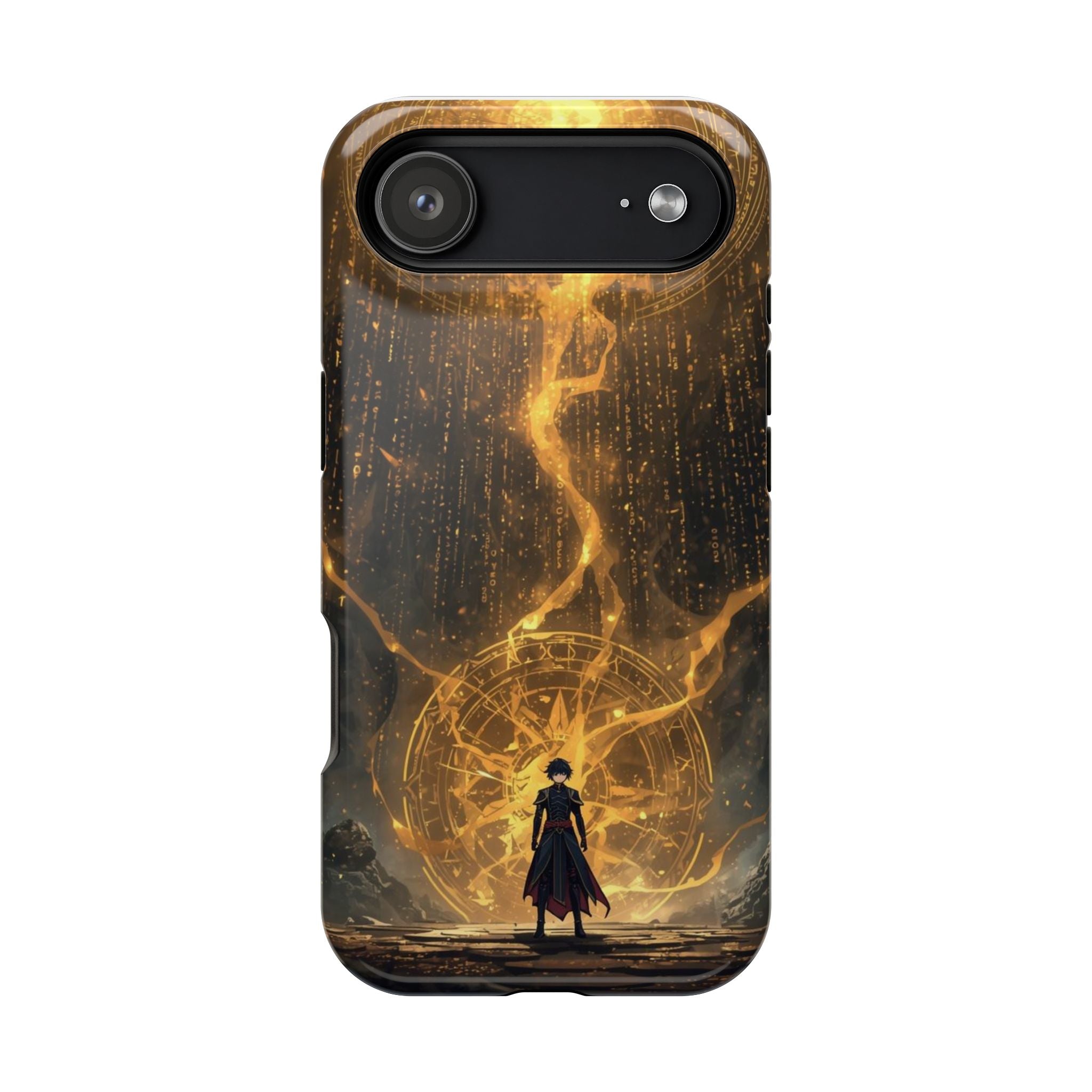 Vi-Anime Phone Case — Fantasy Mage Sigil Impact-Resistant Armor