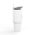 Vi-Cups -40oz Insulated Travel Mug — Skeleton Hand Middle Finger Graphic