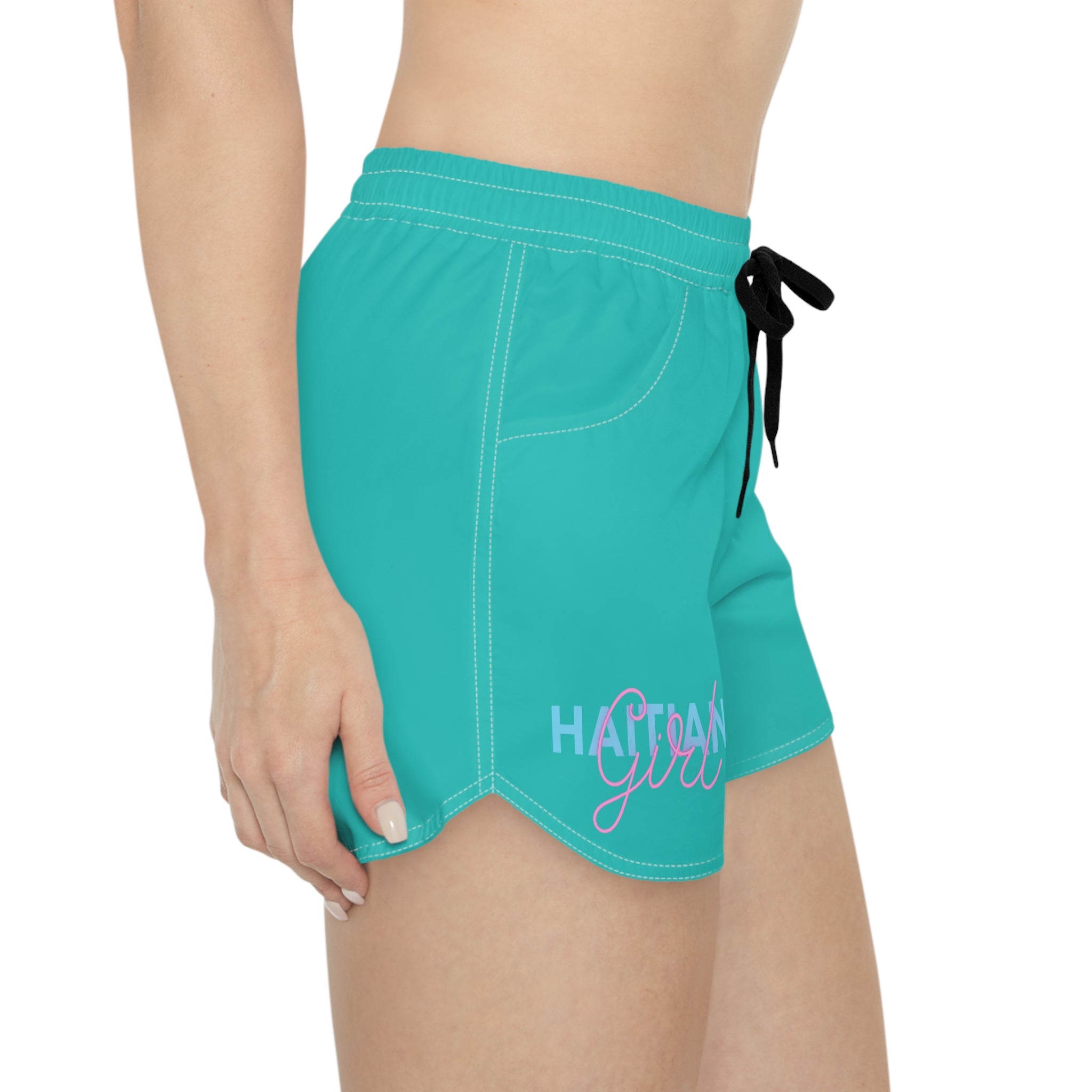 Vi-Sorts Women’s - Teal 'Haitian Girl'