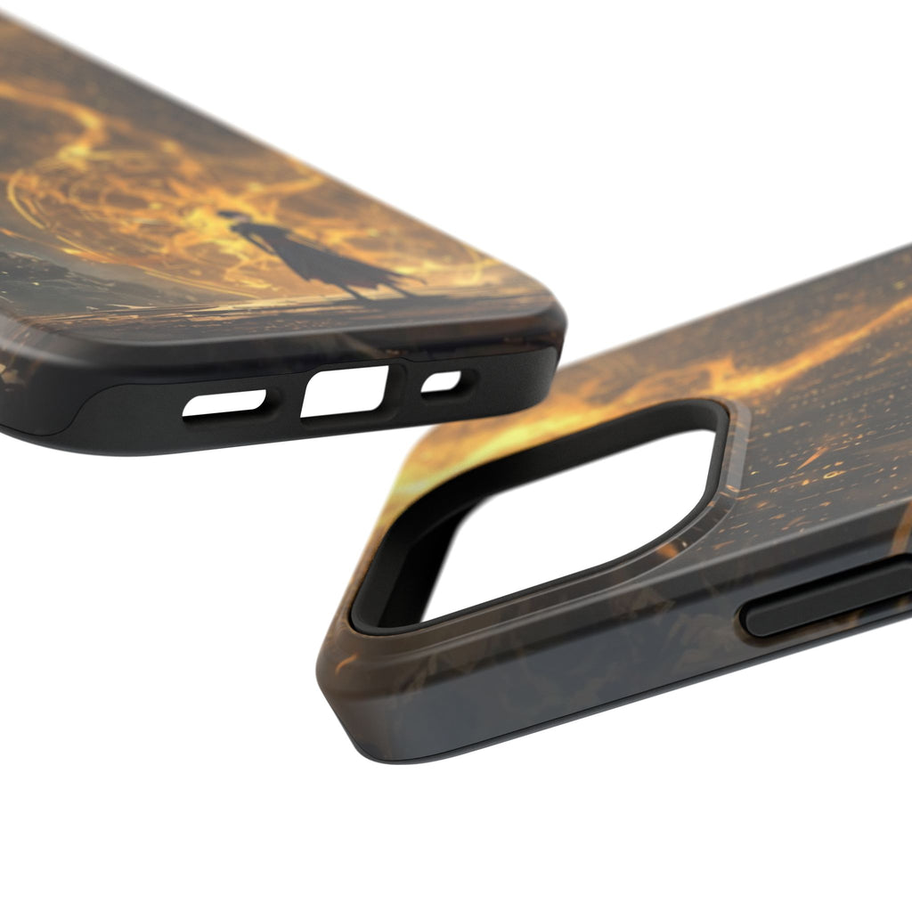 Vi-Anime Phone Case — Fantasy Mage Sigil Impact-Resistant Armor