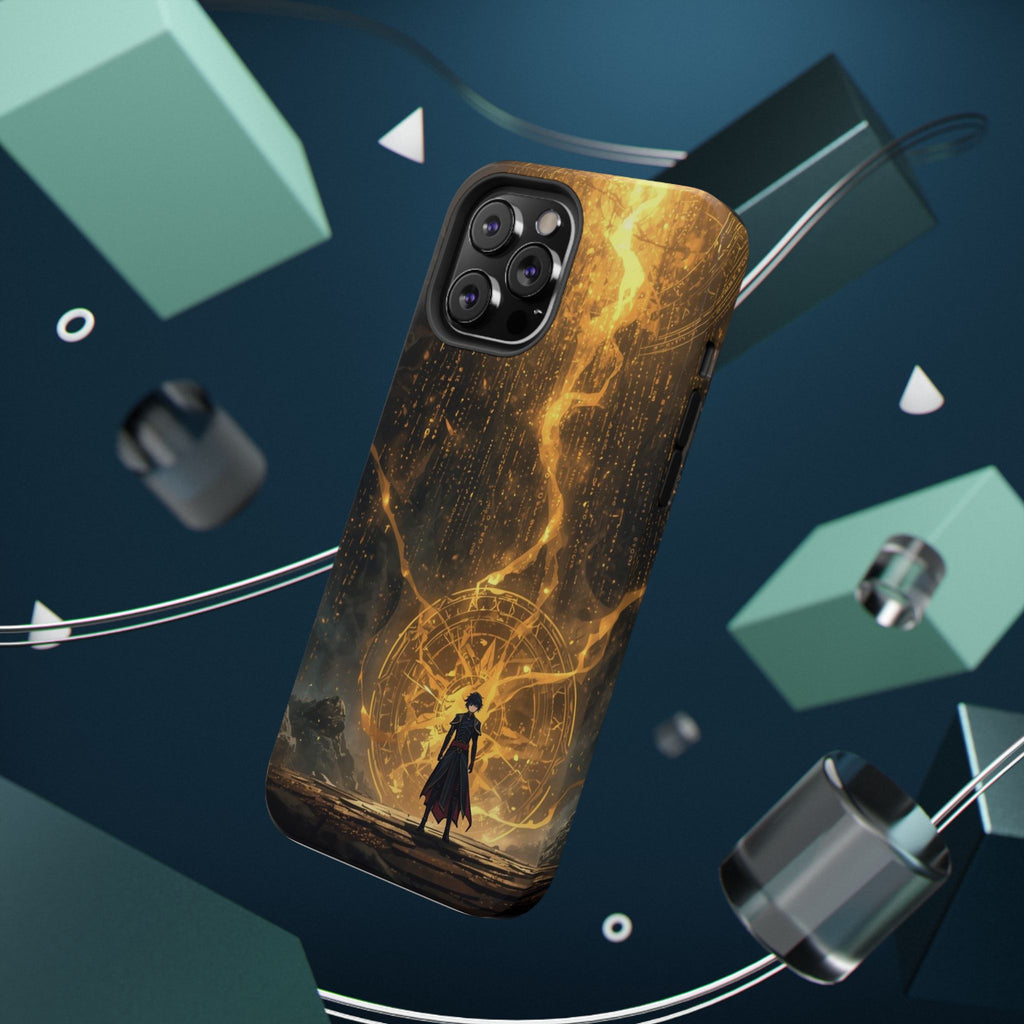 Vi-Anime Phone Case — Fantasy Mage Sigil Impact-Resistant Armor