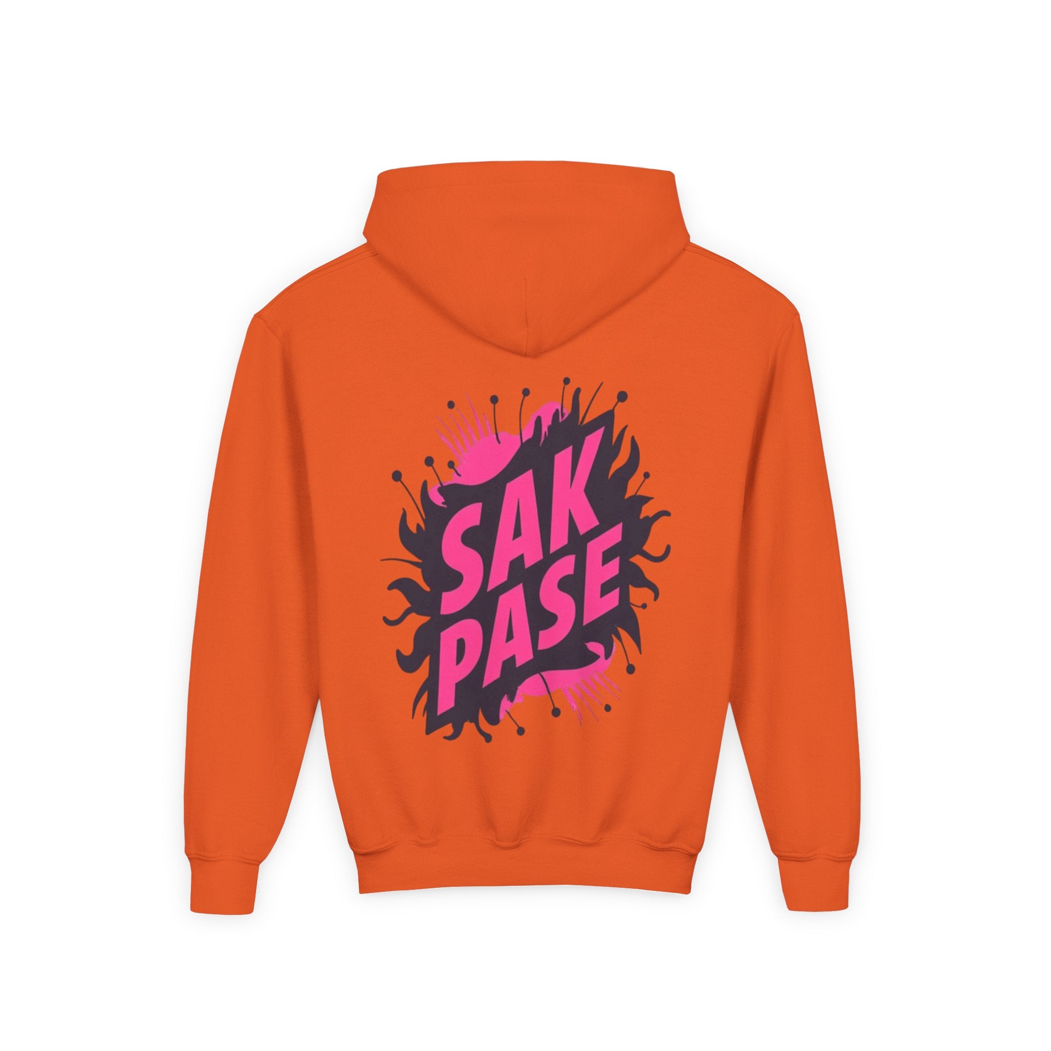 Little Vi Vi-Hoodie — Pink “SAK PASE” Creole Splash Graphic