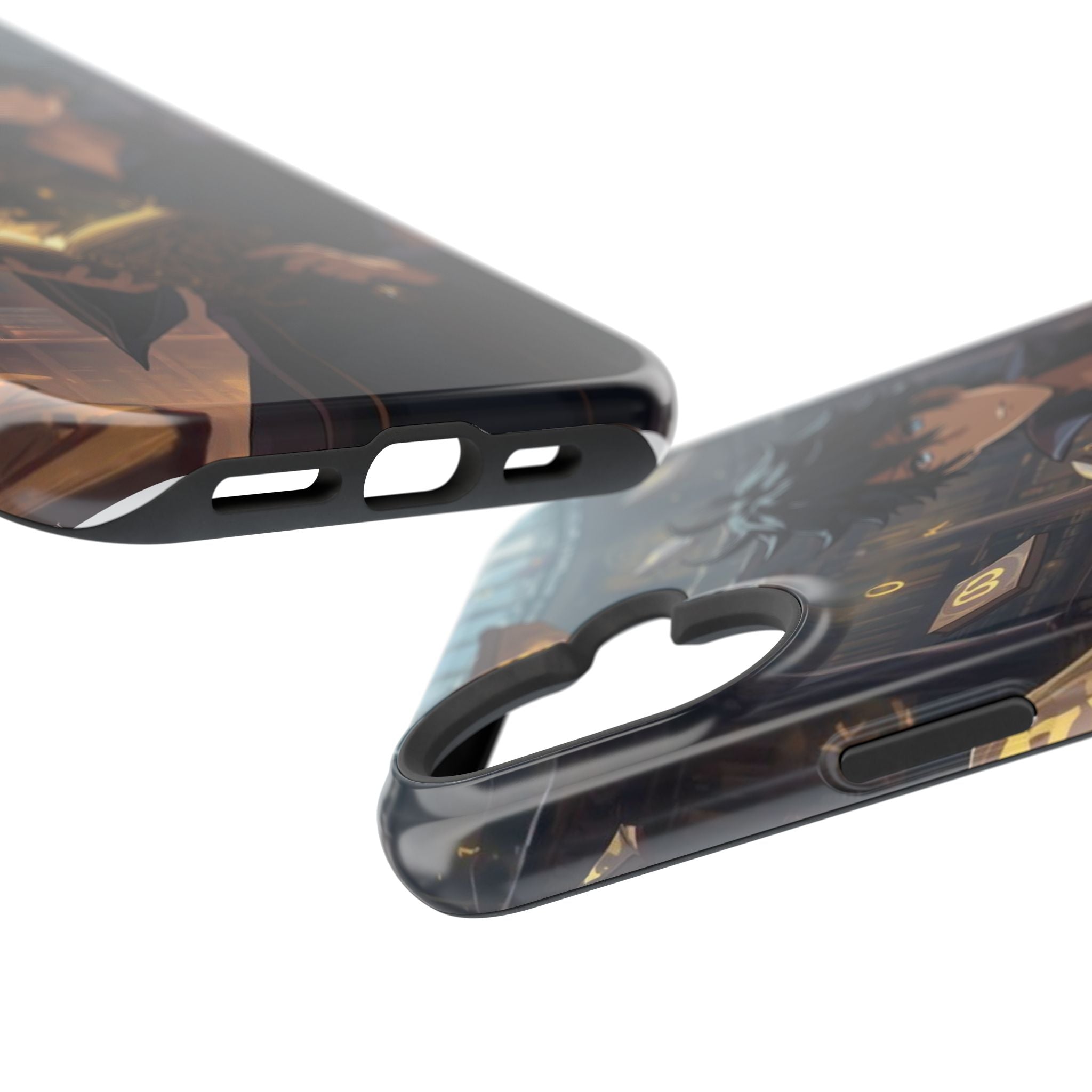 Vi-Anime Mystic Scholar Phone Case — Anime Magic Book Impact-Resistant Case