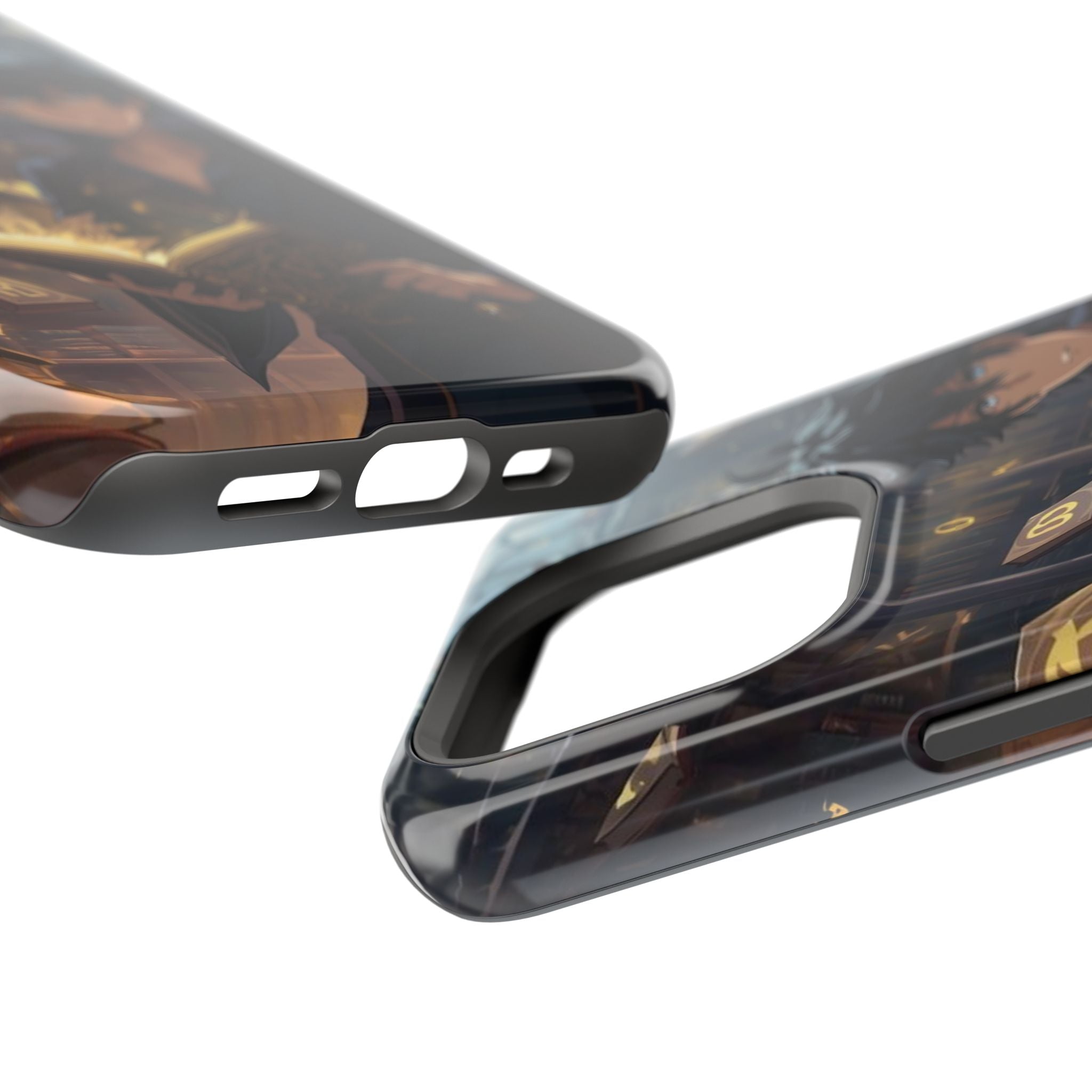 Vi-Anime Mystic Scholar Phone Case — Anime Magic Book Impact-Resistant Case