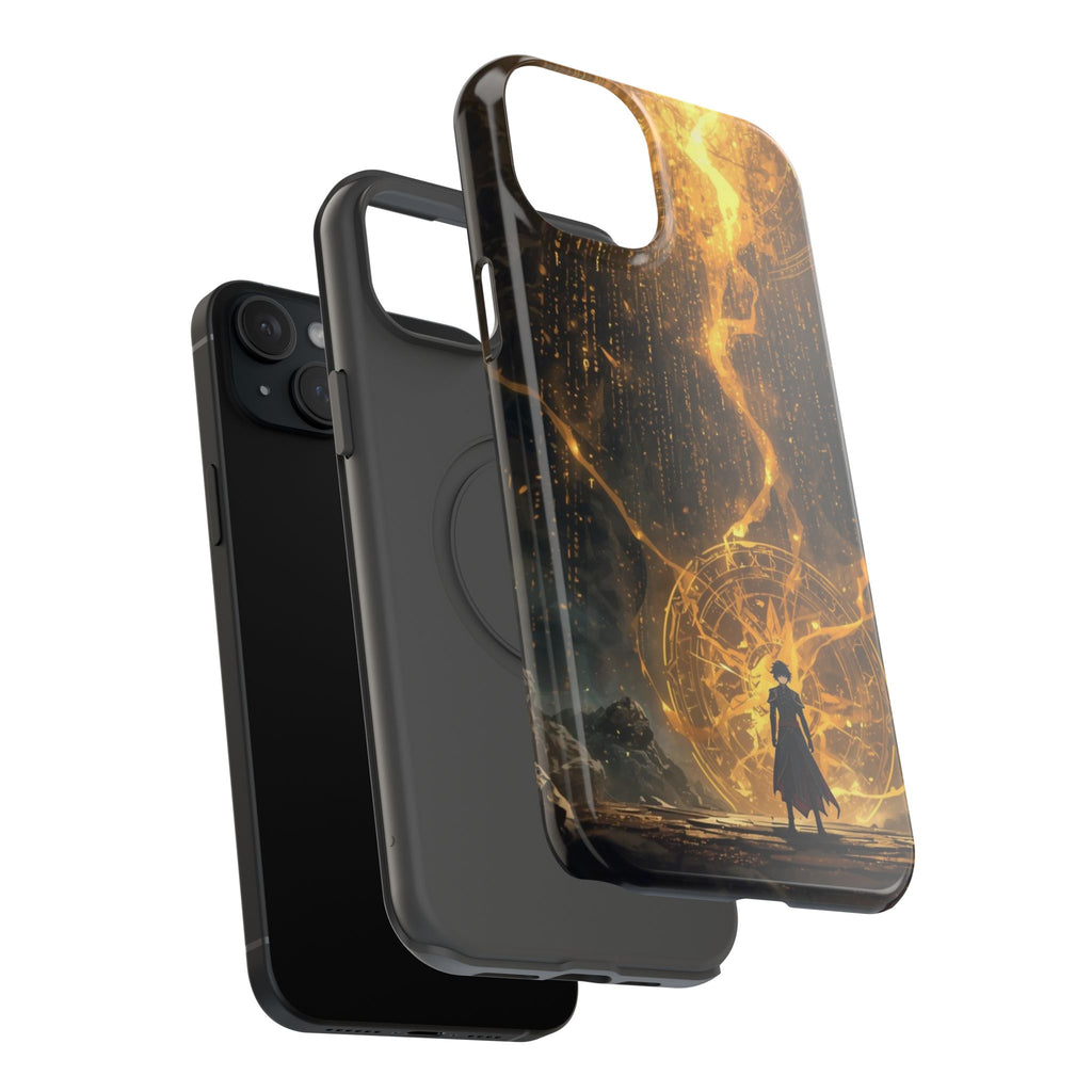 Vi-Anime Phone Case — Fantasy Mage Sigil Impact-Resistant Armor