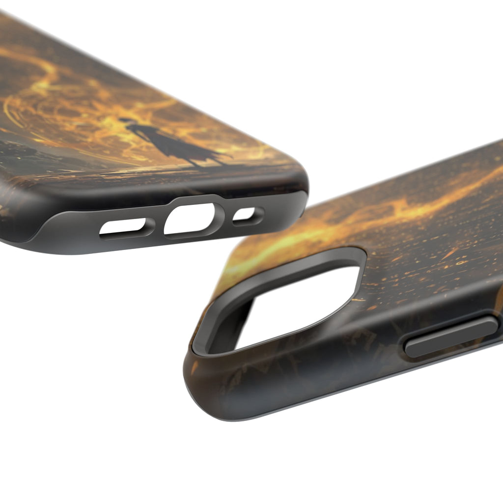 Vi-Anime Phone Case — Fantasy Mage Sigil Impact-Resistant Armor