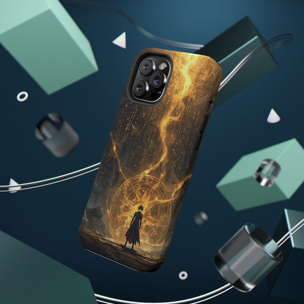 Vi-Anime Phone Case — Fantasy Mage Sigil Impact-Resistant Armor
