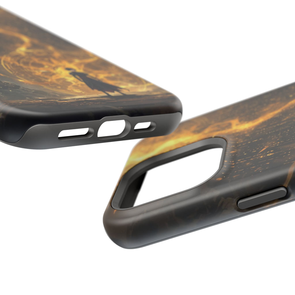 Vi-Anime Phone Case — Fantasy Mage Sigil Impact-Resistant Armor
