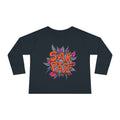 Little Vi -  Long Sleeve Tee — Colorful ‘SAK PASE’ Floral Graphic Kids Shirt