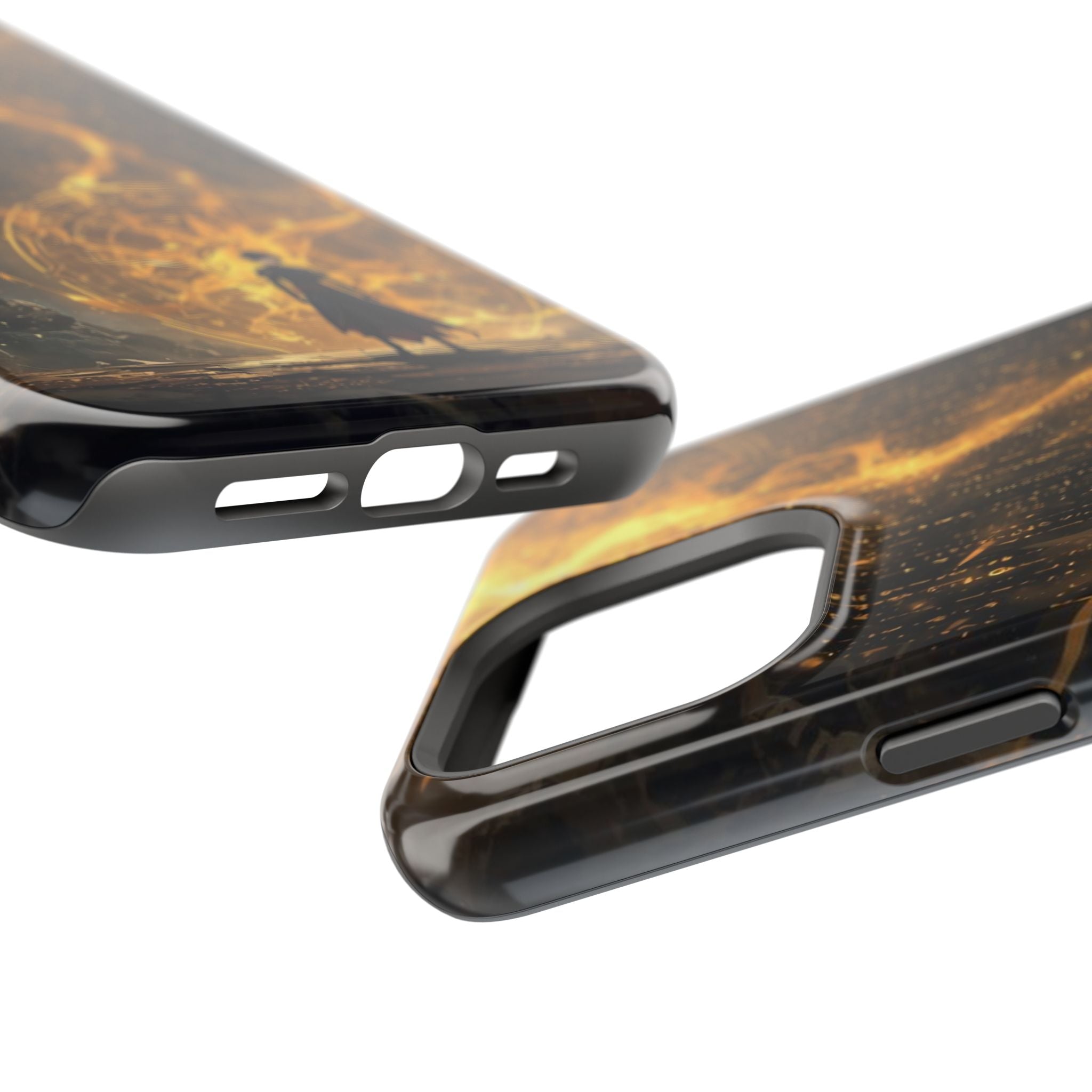 Vi-Anime Phone Case — Fantasy Mage Sigil Impact-Resistant Armor
