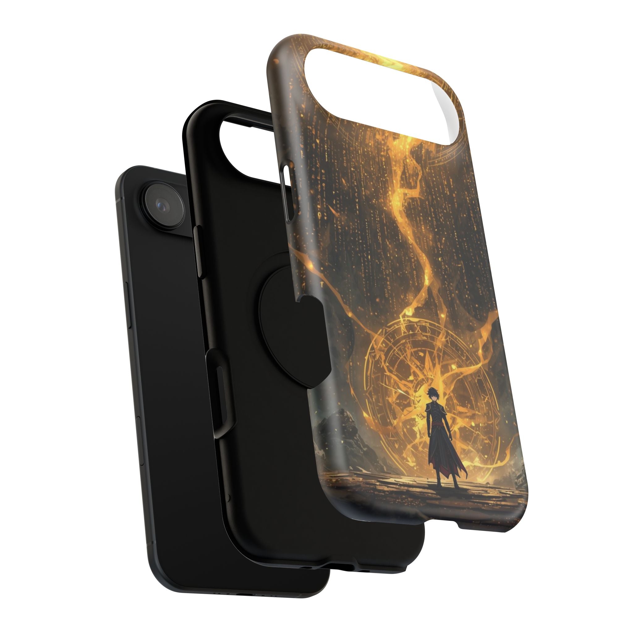 Vi-Anime Phone Case — Fantasy Mage Sigil Impact-Resistant Armor