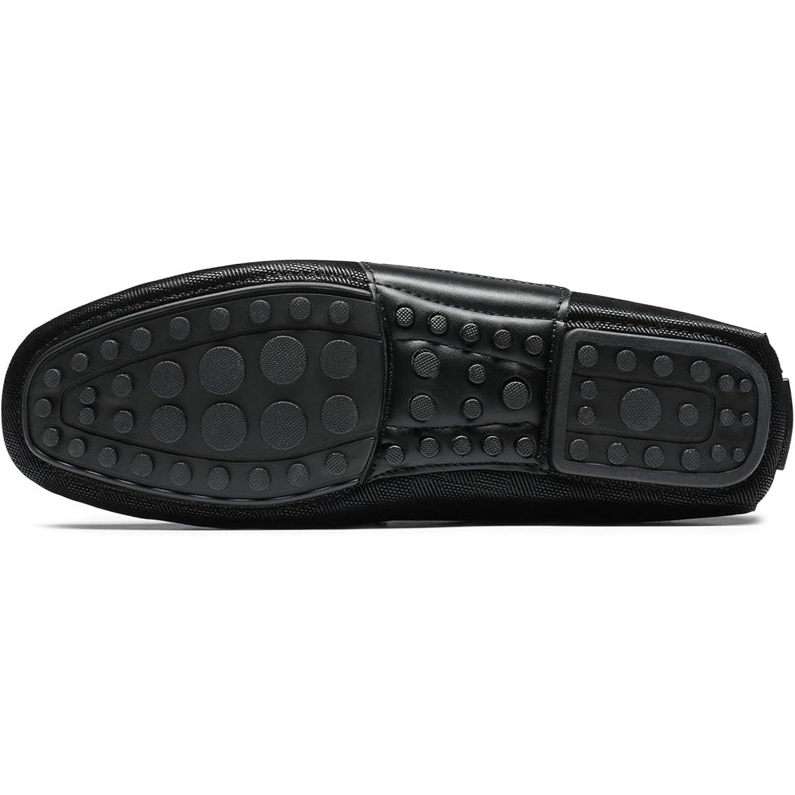 New Bruno Marc Mens 10 Black Driving Penny Loafers Casual SlipOn Moccasins Shoes