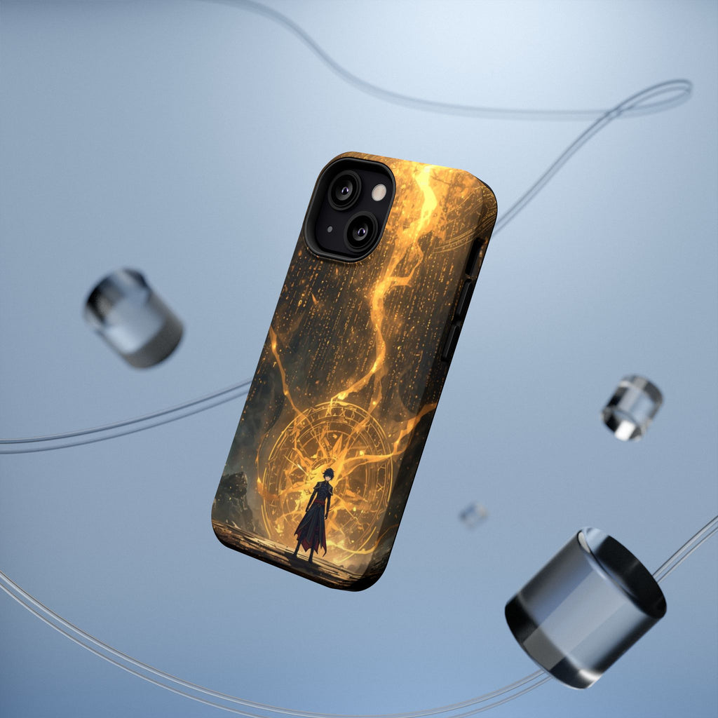Vi-Anime Phone Case — Fantasy Mage Sigil Impact-Resistant Armor