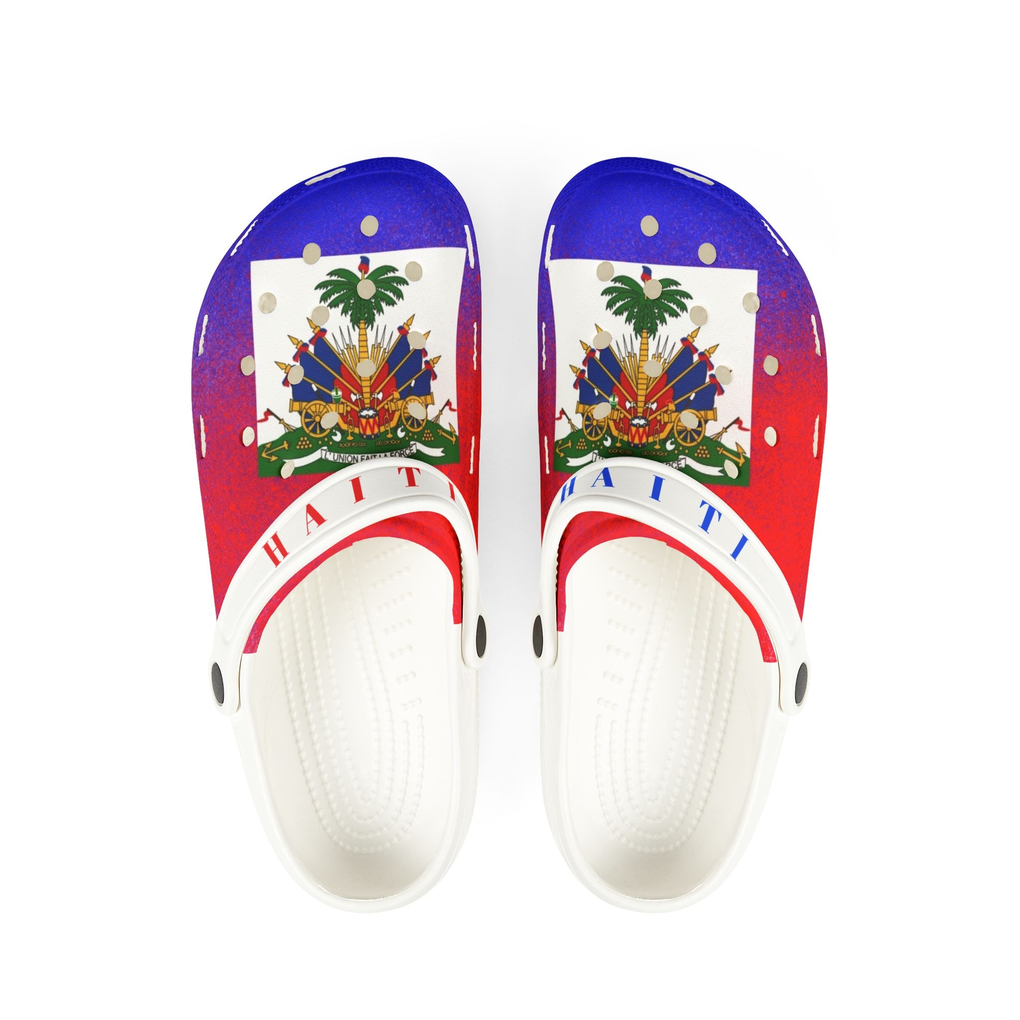 Haiti Flag EVA Foam Clogs – Lightweight Patriotic Garden Shoes