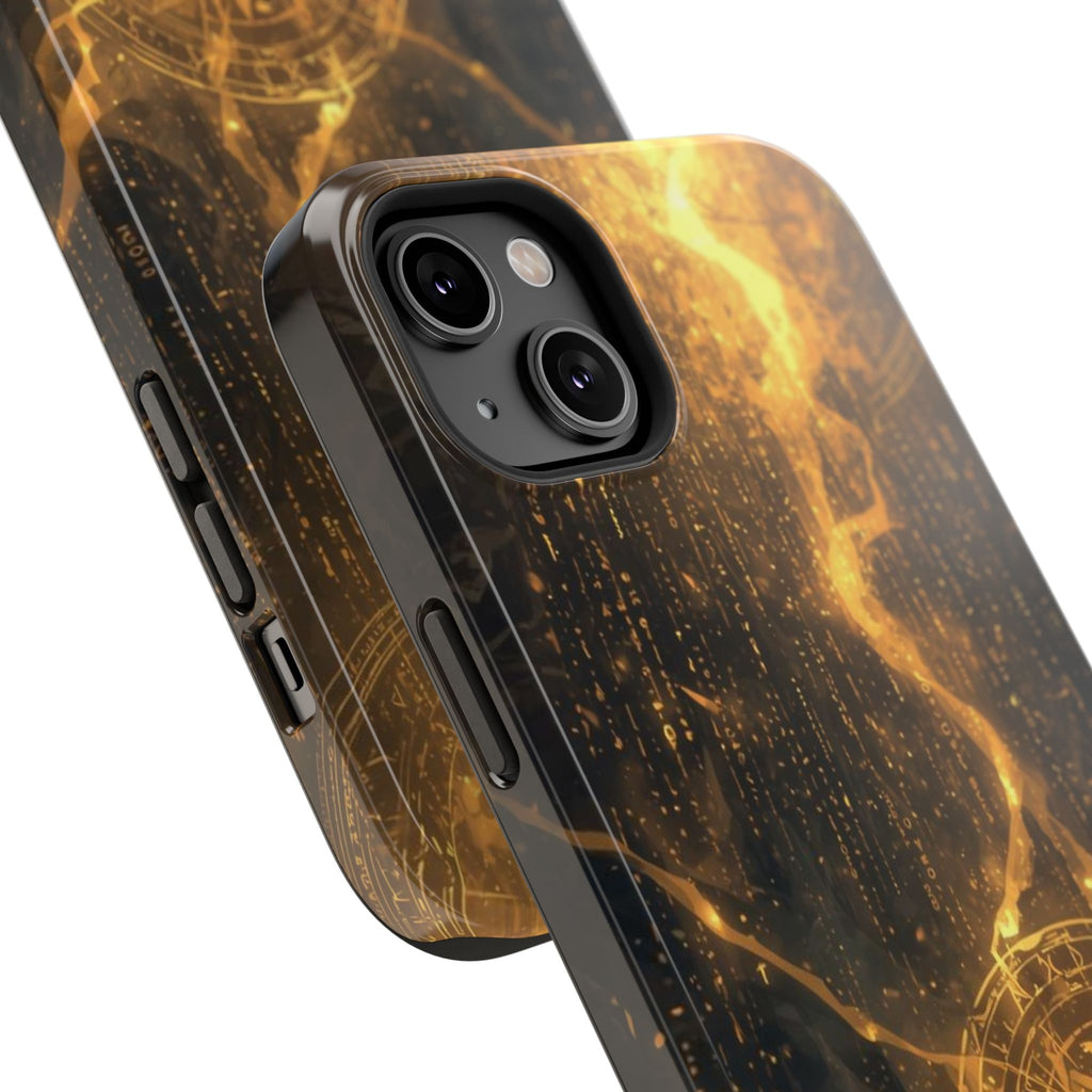 Vi-Anime Phone Case — Fantasy Mage Sigil Impact-Resistant Armor