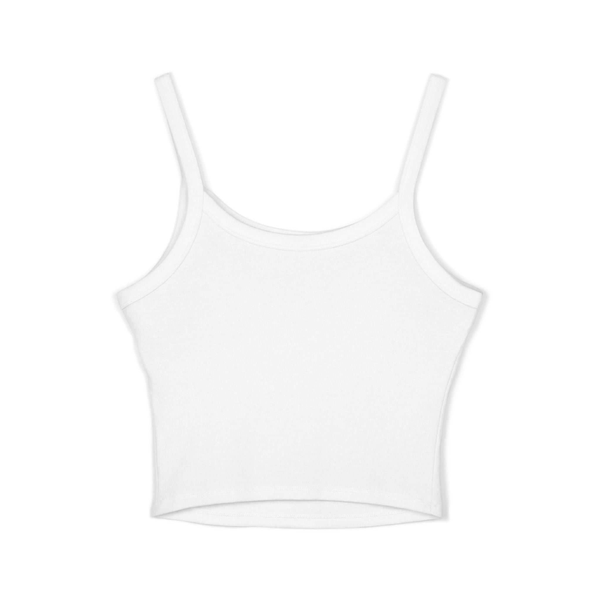 Women's Cropped Vi-Tank -  Women's Spaghetti Strap Tank Top