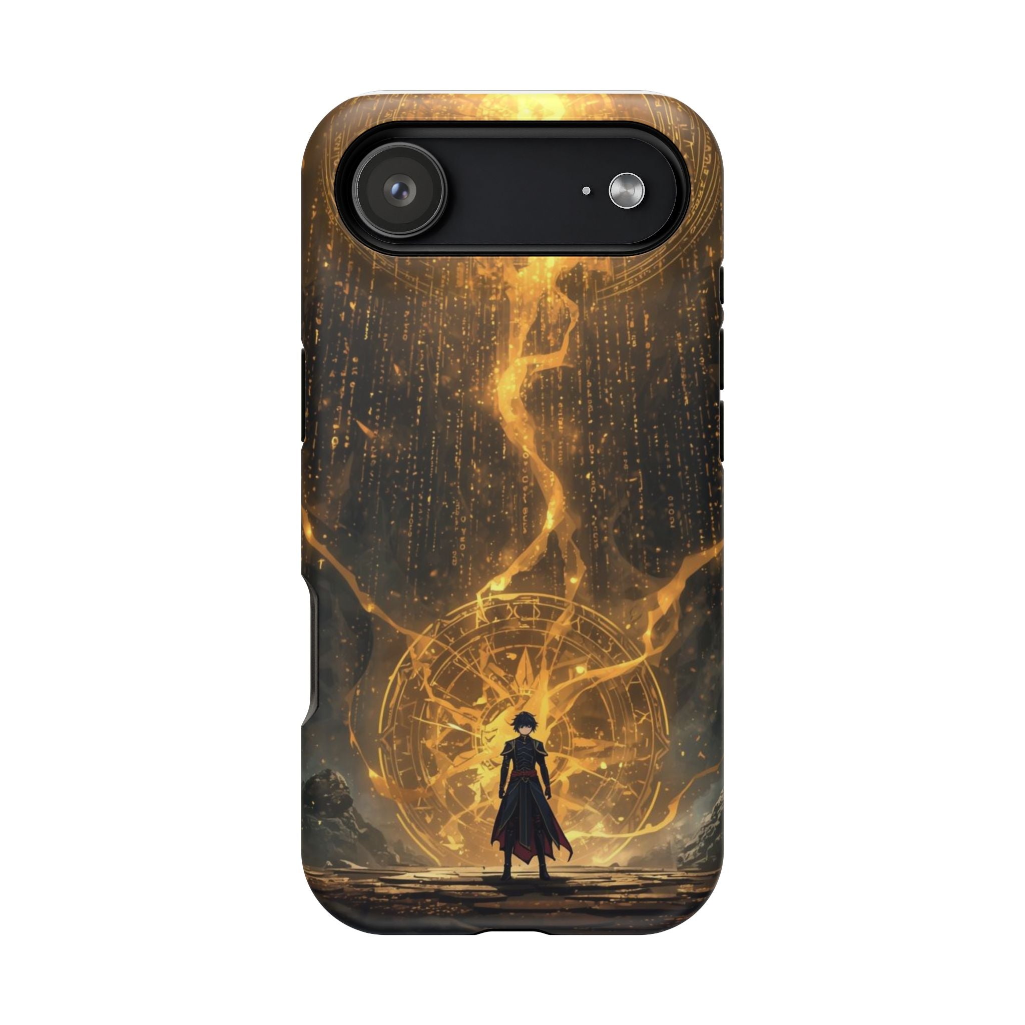 Vi-Anime Phone Case — Fantasy Mage Sigil Impact-Resistant Armor