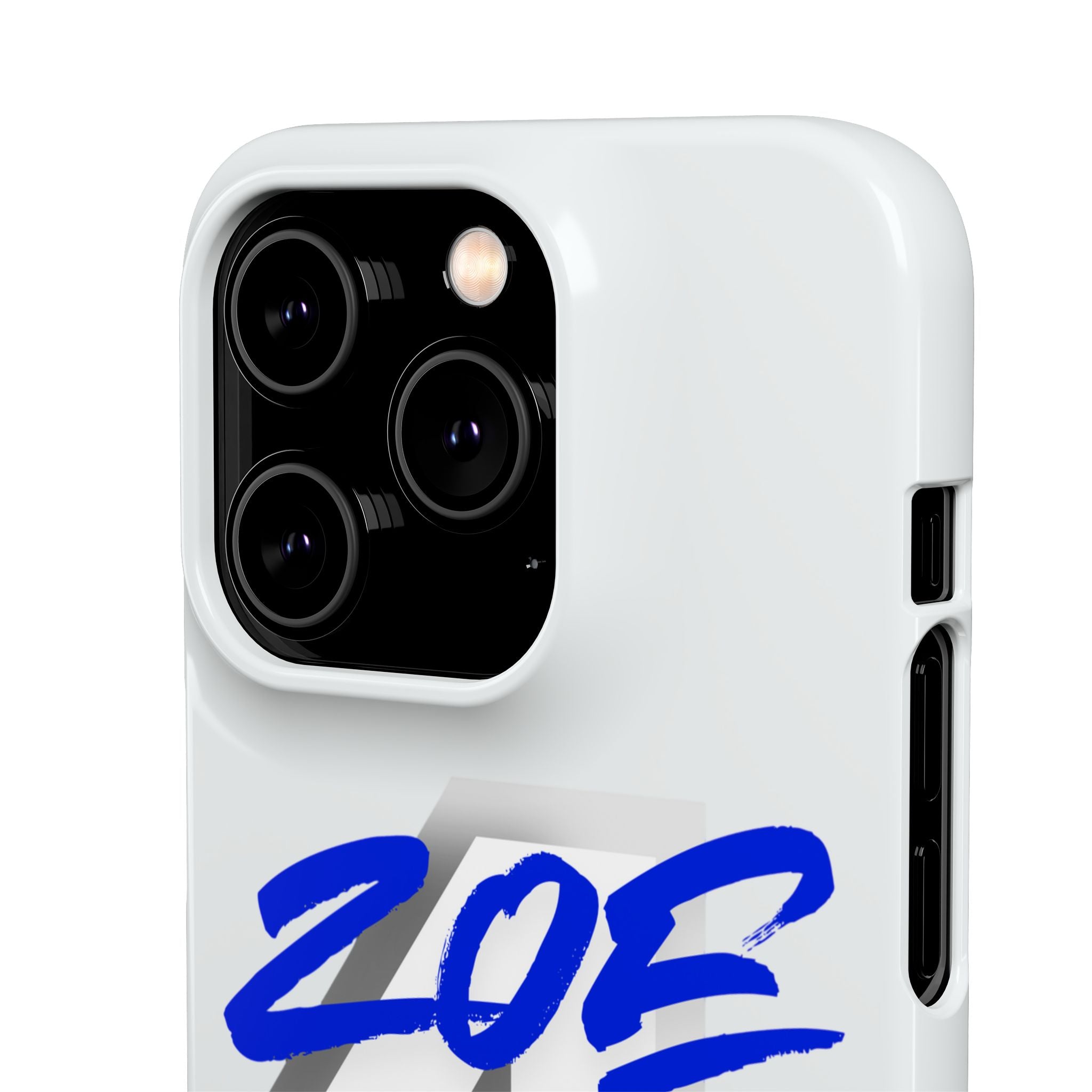 Zoe Life Phone Case - Bold Script Number 4 Snap Case