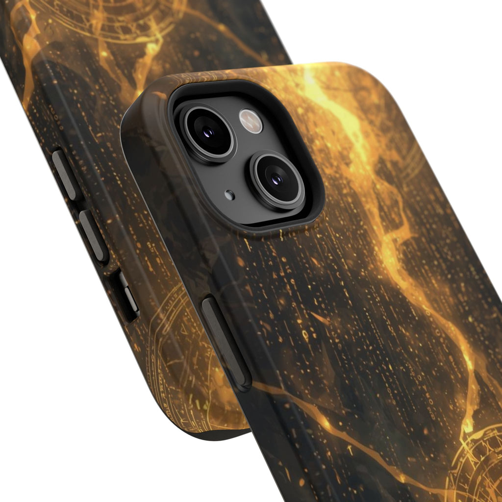 Vi-Anime Phone Case — Fantasy Mage Sigil Impact-Resistant Armor