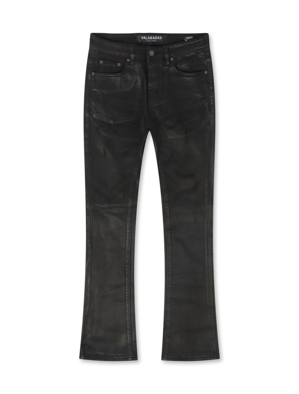 Valabasas Nitrous Stacked Jean - Black Waxed